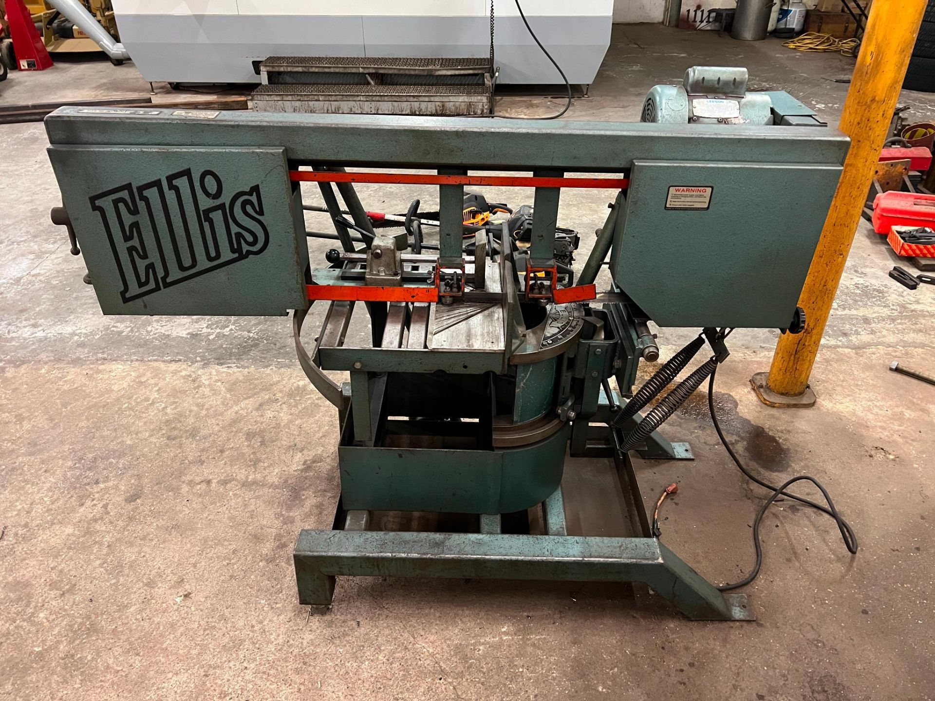 Ellis Model 1800 Mitre Band Saw, Serial Number 18967057, 70, 135, 250 Feet per Minute Speeds, 132" x - Image 3 of 15