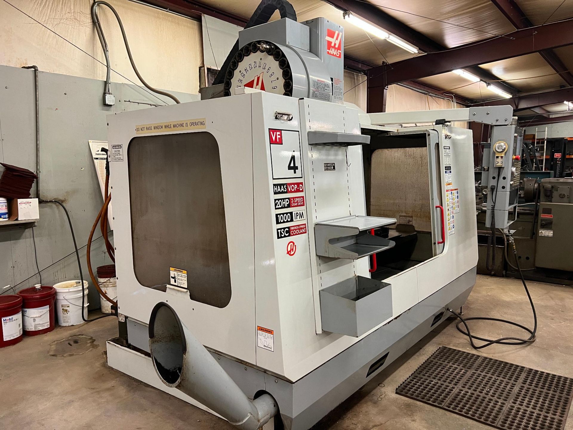2005 Haas VF-4 VOP-D CNC Vertical Machining Center Serial Number: 42026 3-Axis Machine (4th axis car - Image 6 of 26