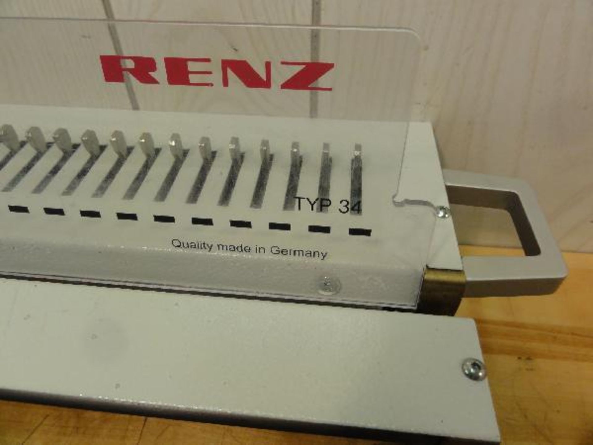 Renz DTP 340M Electric Desktop Punch Machine & CL3000 Electric Coil Inserter - Image 17 of 26