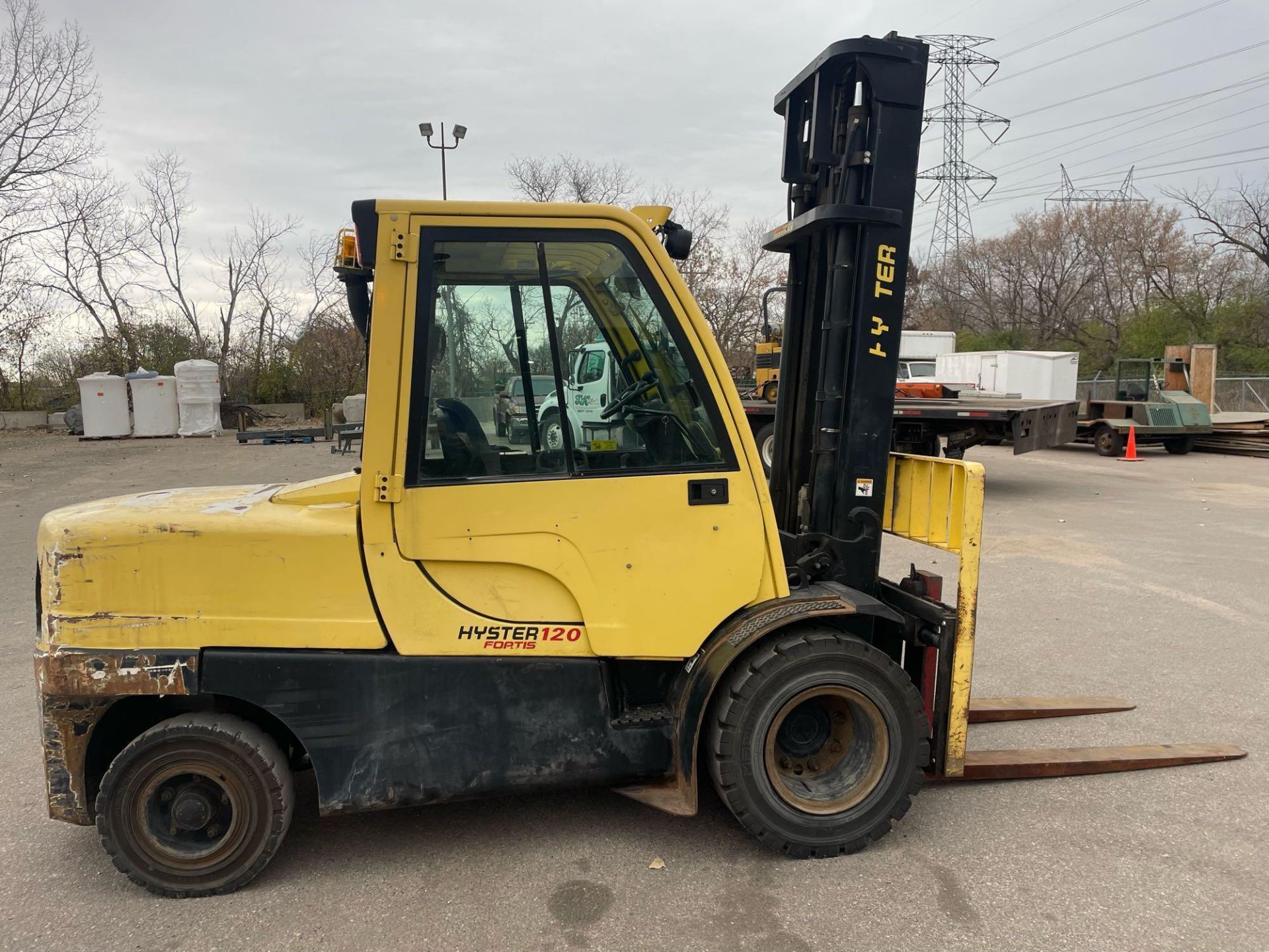 2007 Hyster Fortis 120 Fork Truck Model: H120FT 12,000 lb Capacity Cummings 4.5 L Diesel Engine 20 G - Image 3 of 21