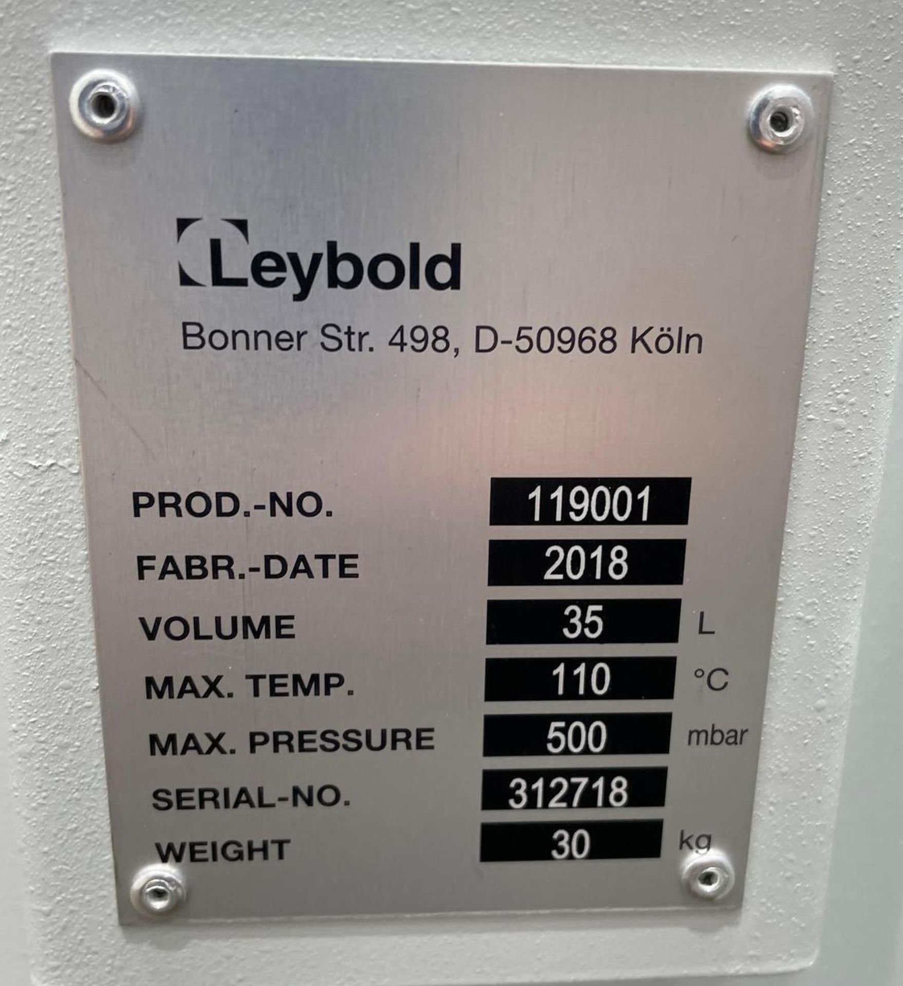 2018 Lebold DV 650i Screw Vacuum Pump, DryVac, Dry Compressing 112120V50-1 - Image 18 of 19