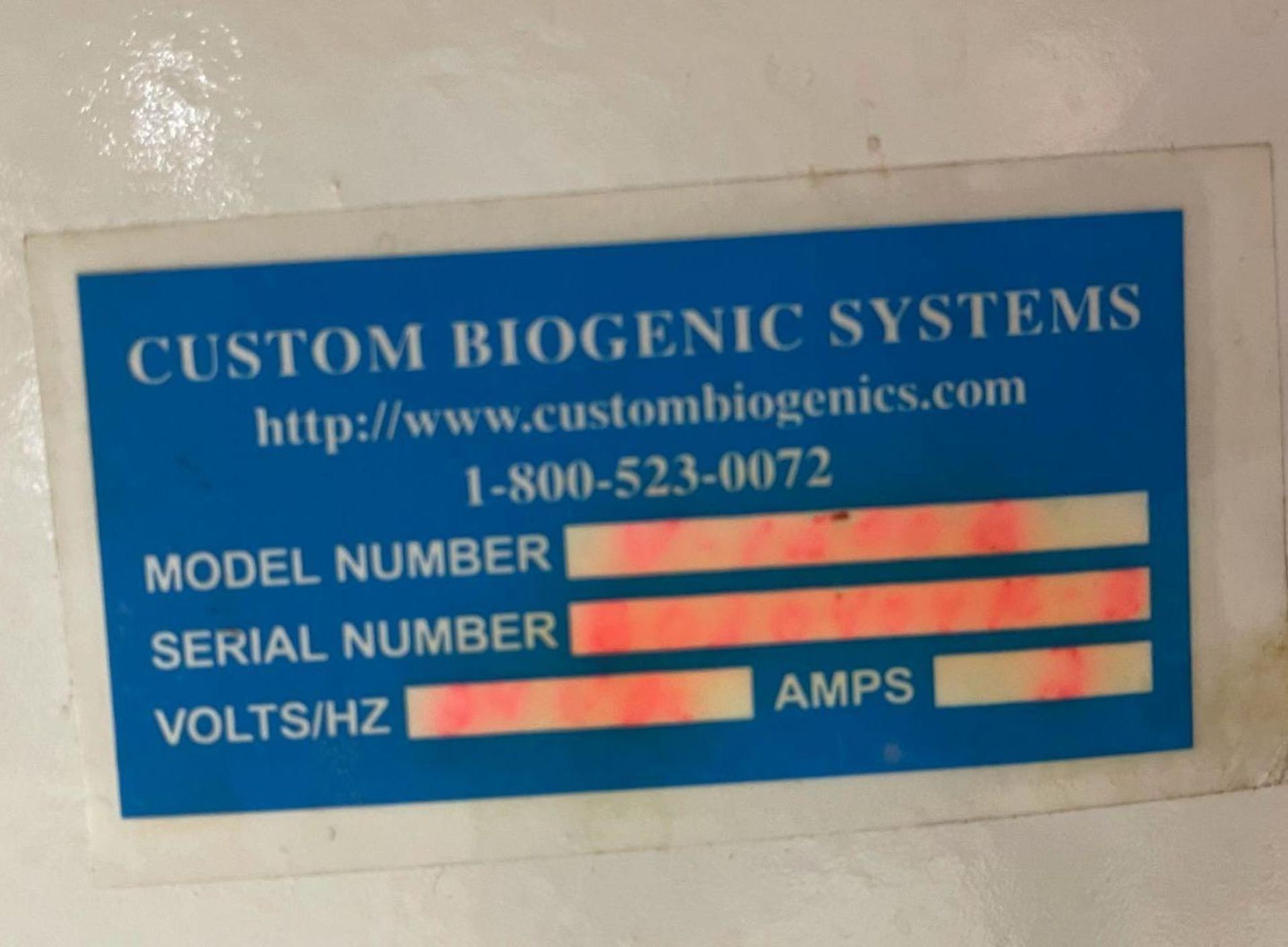 Custom BioGenic Systems CBS V-1500 Cryogenic Liquid Nitrogen Isothermal Freezer - Image 13 of 14