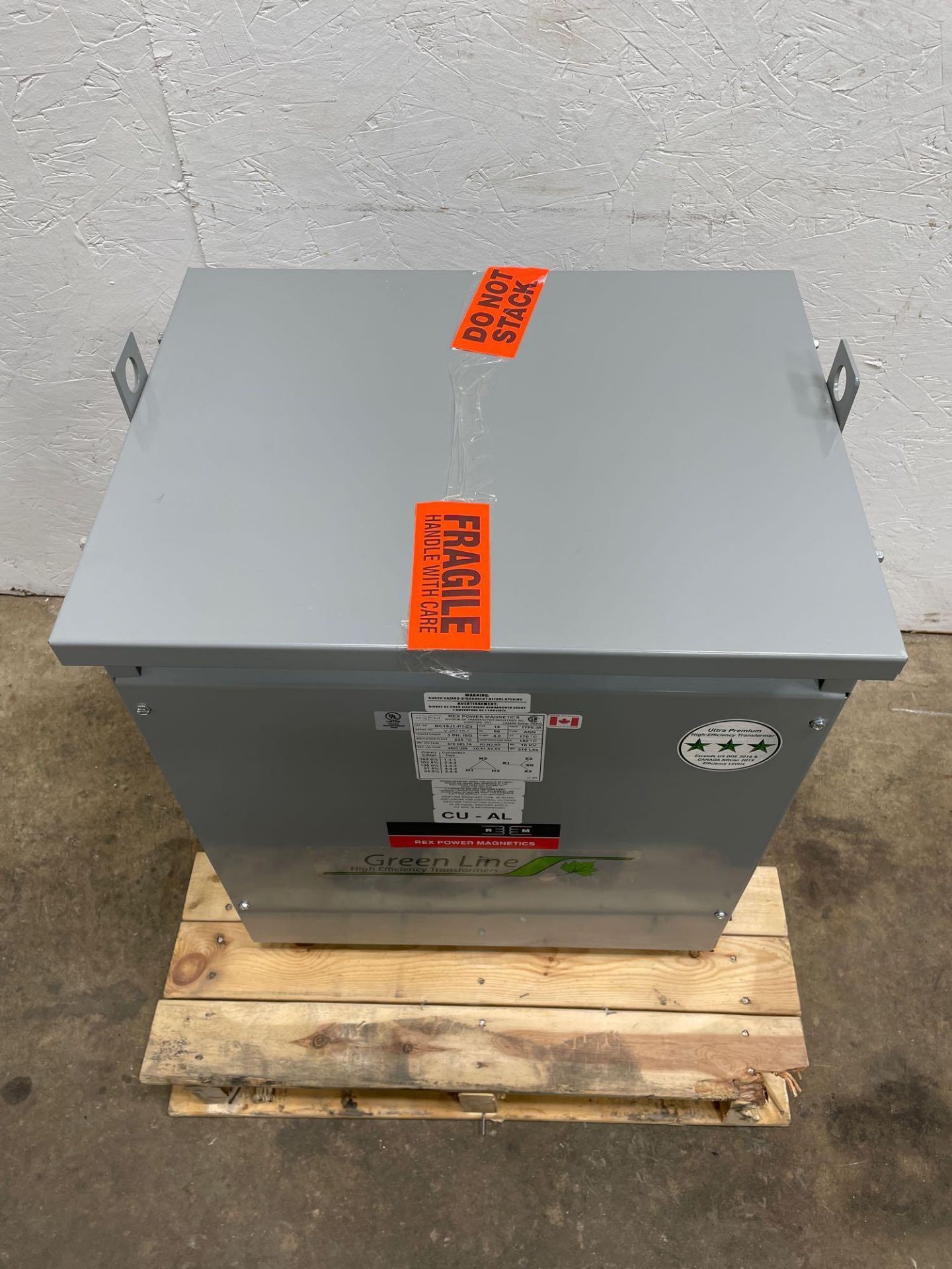 REX 15 kVA 575 Volt to 460Y/266 Volt Three phase ISO Transformer BC15J1-P1/Z3 - Image 4 of 10