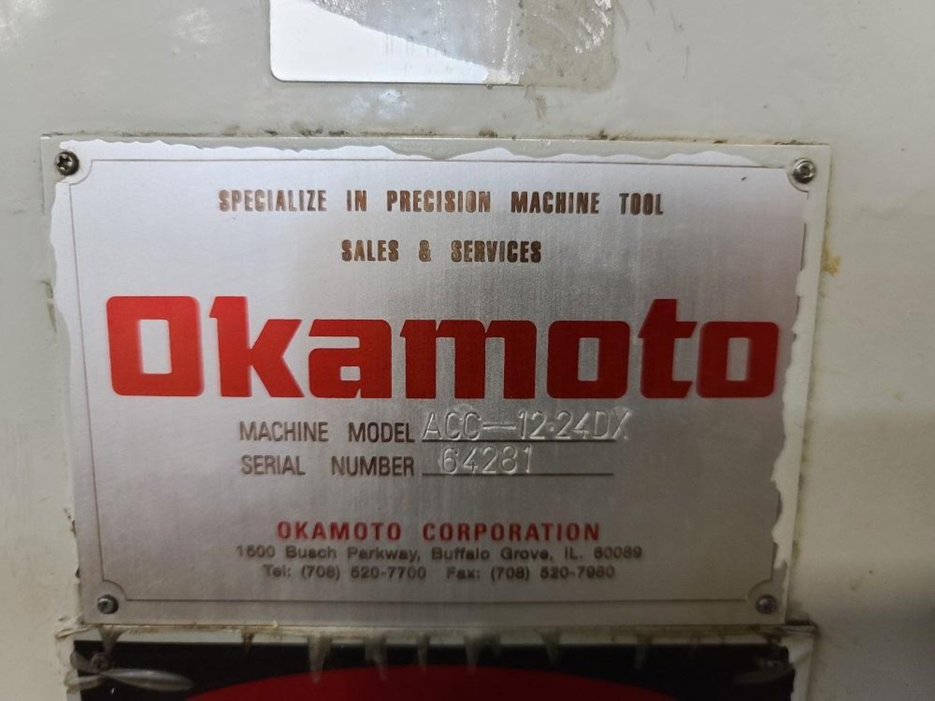 * Video Added * Okamoto Automatic Surface Grinder 12″ x 24″ Model: ACC-1224-DX Manufacturer: Okamoto - Image 11 of 14