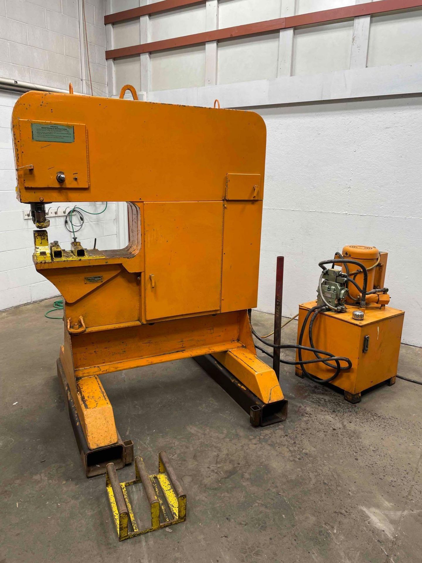 Piranha SEP-120 Single End Hydraulic Punch, Tooling, 120-Ton, Video