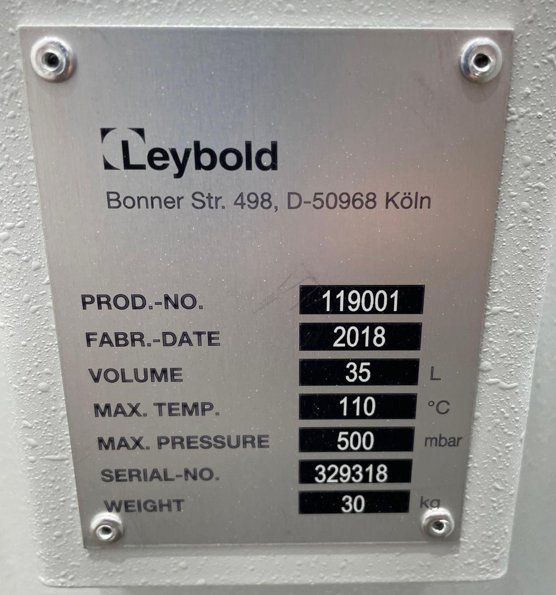 Lebold DV 1200 S-i Screw Vacuum Pump, DryVac, Dry Compressing 112120V50-1 2018 - Image 18 of 19