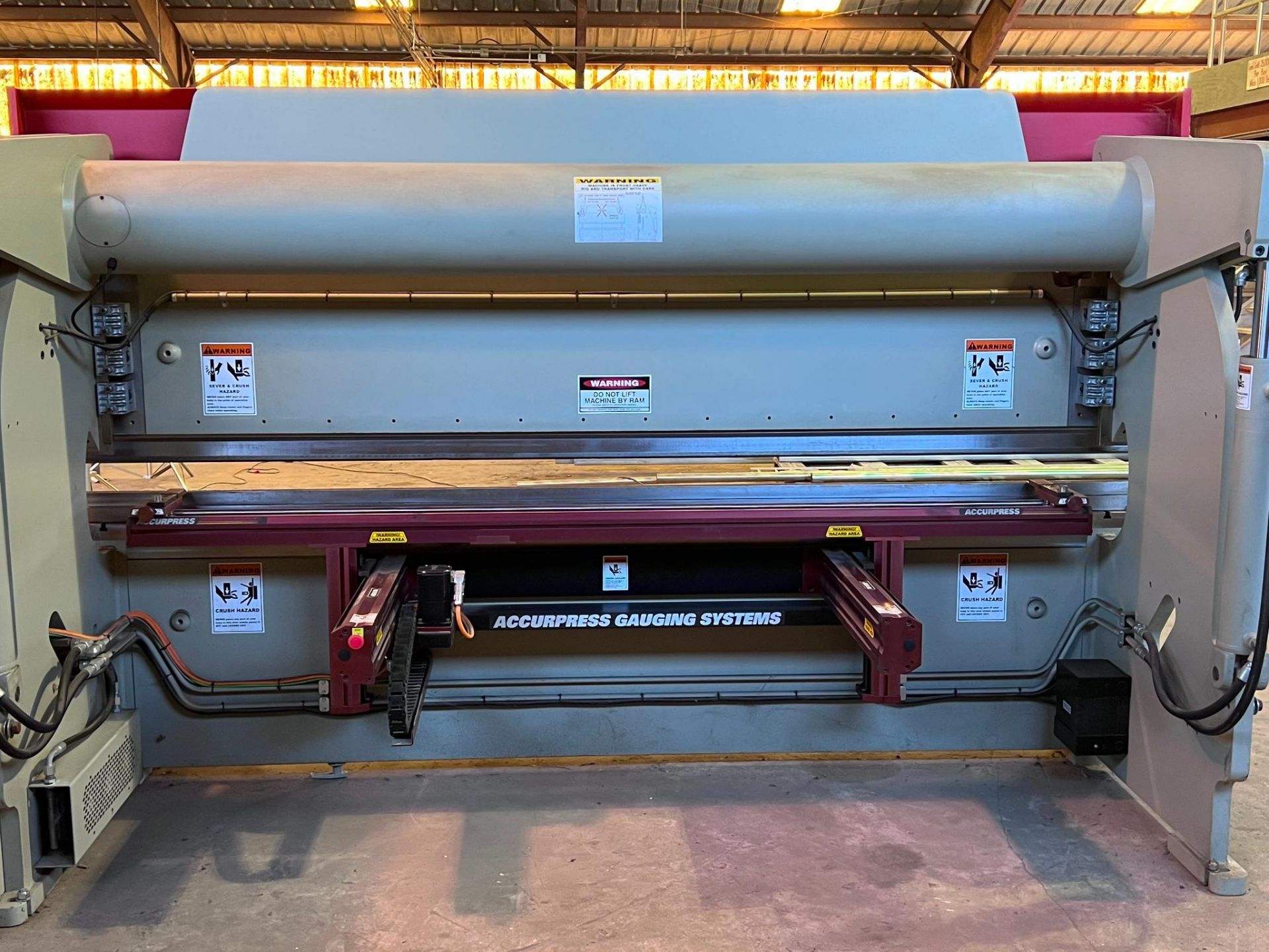 2018 Accurpress 713012 CNC Press Brake Serial Number 12968 Tons: 130 Bed Length: 12' Computer System - Image 10 of 27