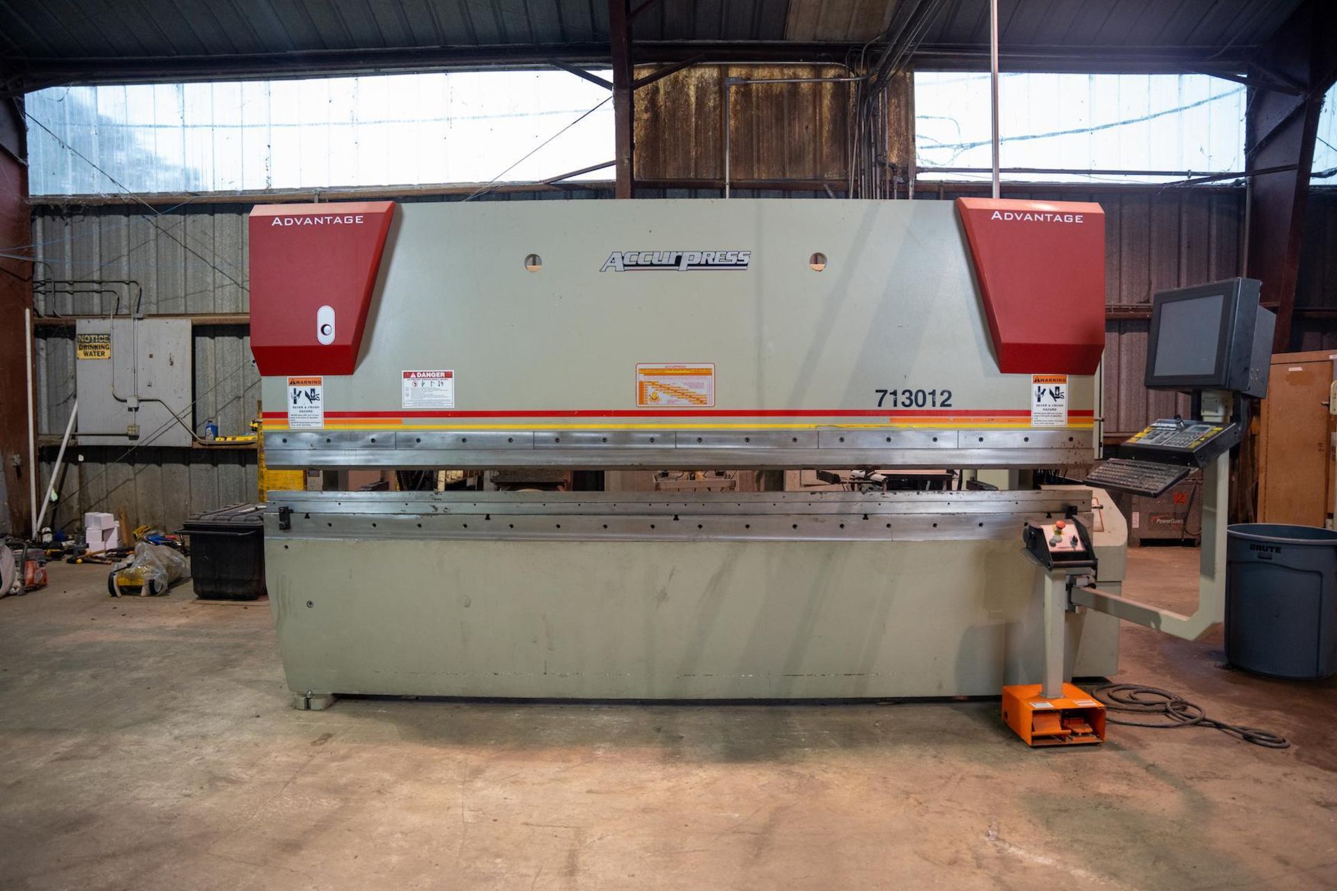 2018 Accurpress 713012 CNC Press Brake Serial Number 12968 Tons: 130 Bed Length: 12' Computer System - Image 26 of 27