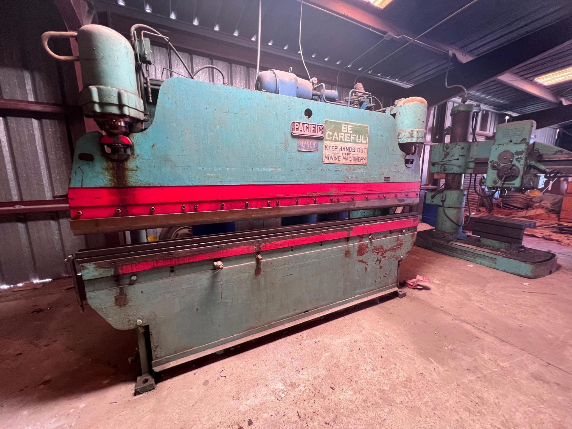 Pacific 70-10 Hydraulic Press Brake Serial Number 7117*. Tonnage: 70 Bed Length: 10' Distance Betwee - Image 8 of 8