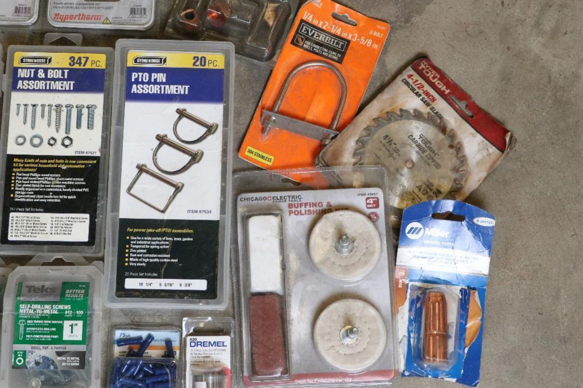 Assortment of Misc. Hardware - Screws, Nozzles, Blades Clamps and More - Image 7 of 9