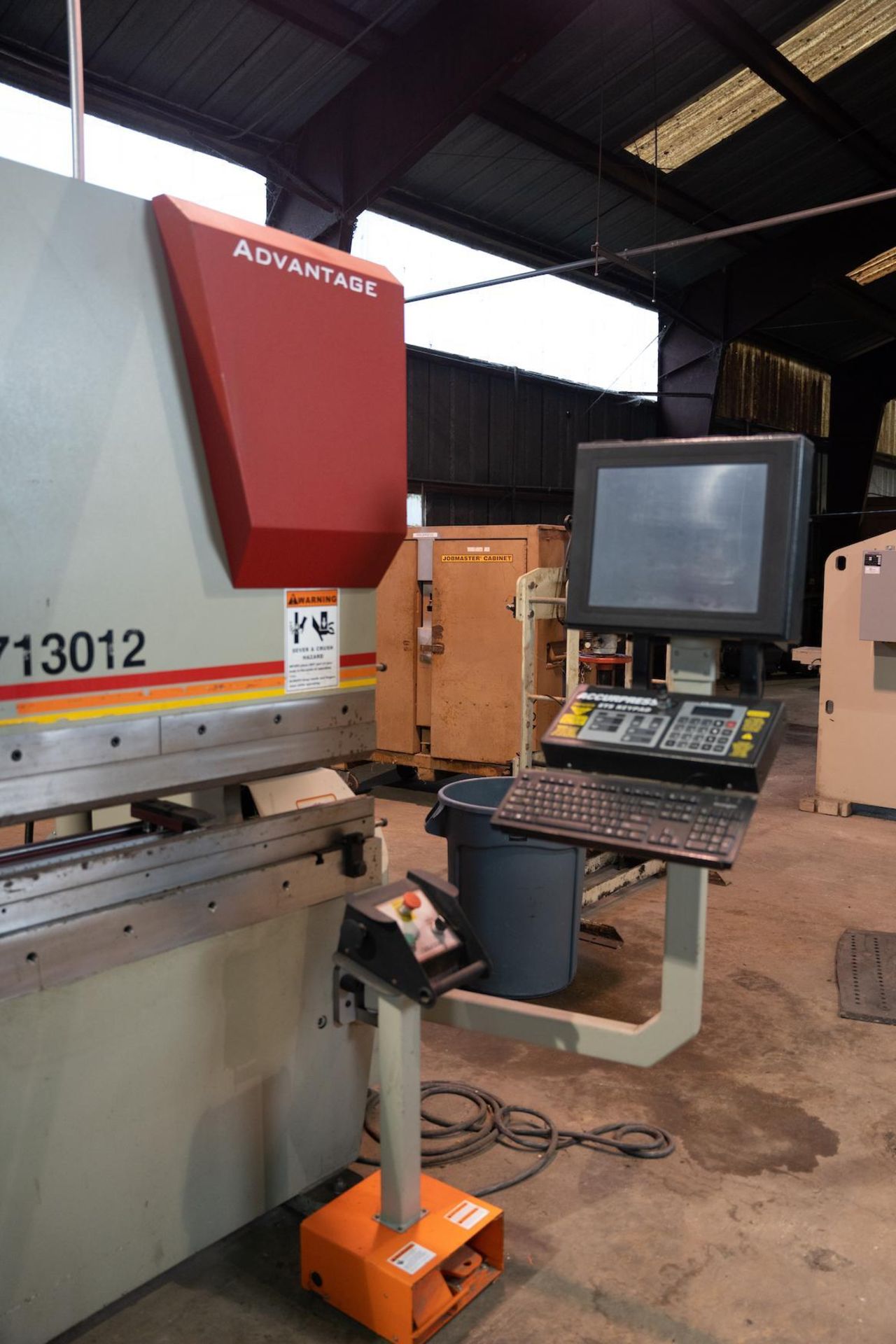 2018 Accurpress 713012 CNC Press Brake Serial Number 12968 Tons: 130 Bed Length: 12' Computer System - Image 19 of 27