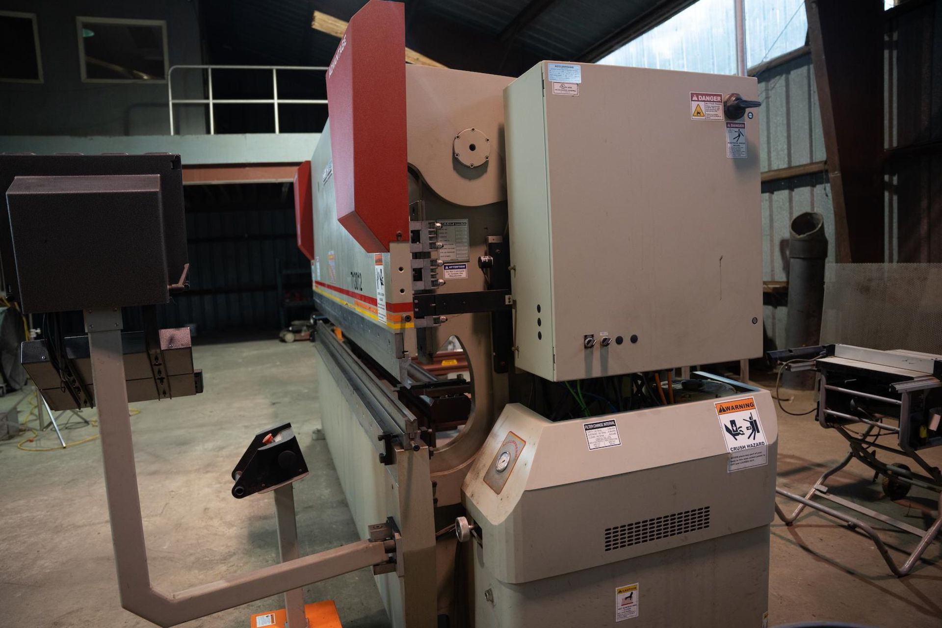 2018 Accurpress 713012 CNC Press Brake Serial Number 12968 Tons: 130 Bed Length: 12' Computer System - Image 14 of 27