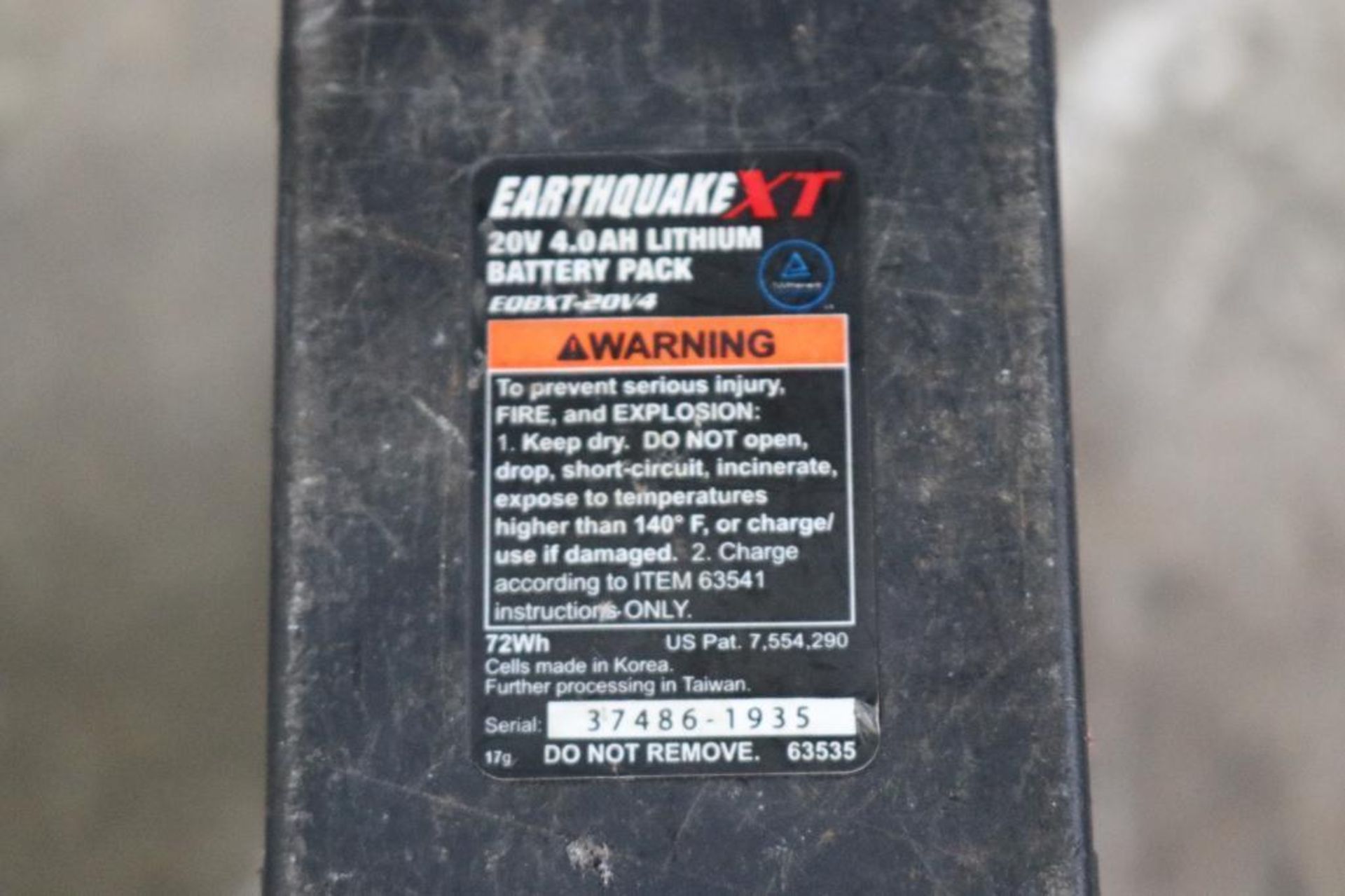 Earthquake 1/2" Cordless Impact with Battery - Image 4 of 4