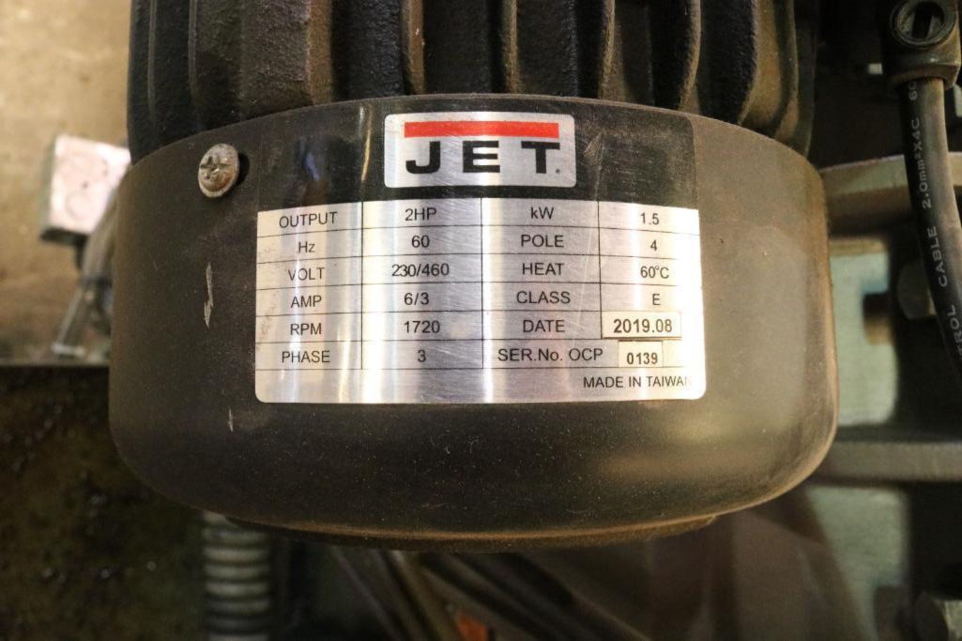 2019 Jet Model J-7040M Horizontal Metal Cutting Bandsaw Stock Number: 414475 Serial No: 1910960 10" - Image 8 of 16