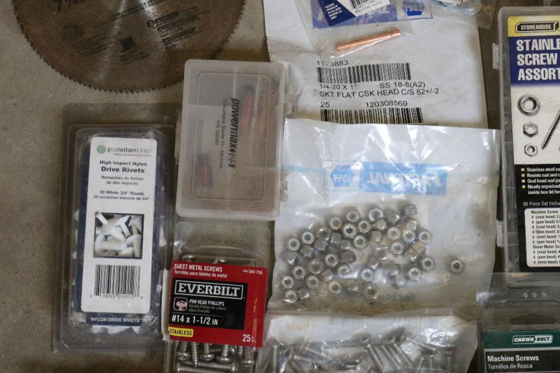Assortment of Misc. Hardware - Screws, Nozzles, Blades Clamps and More - Image 4 of 9