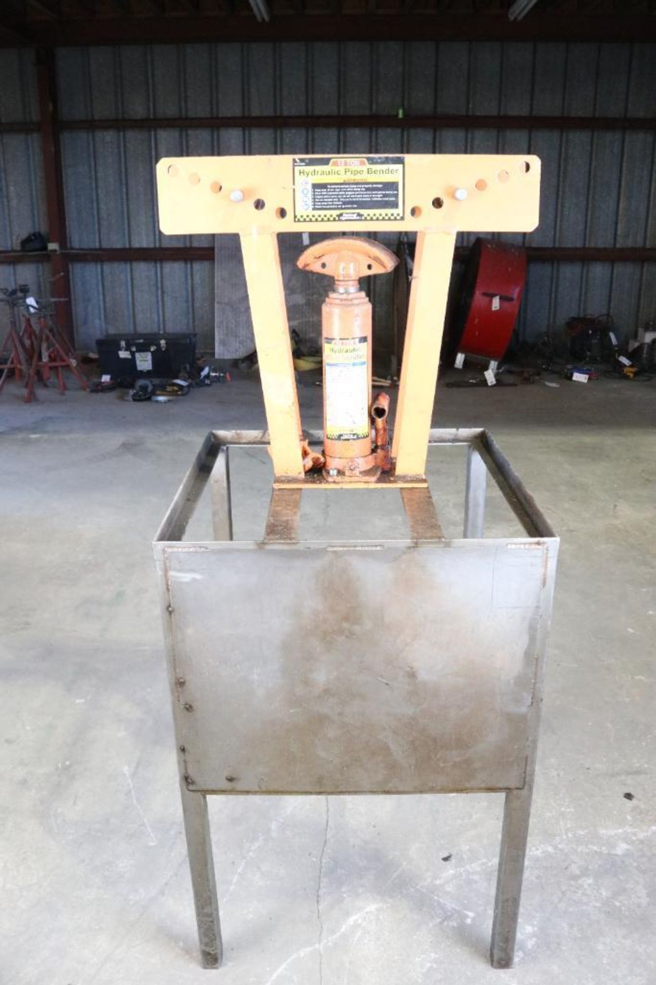 Hydraulic Pipe Bender - 12 Ton with Two Dies