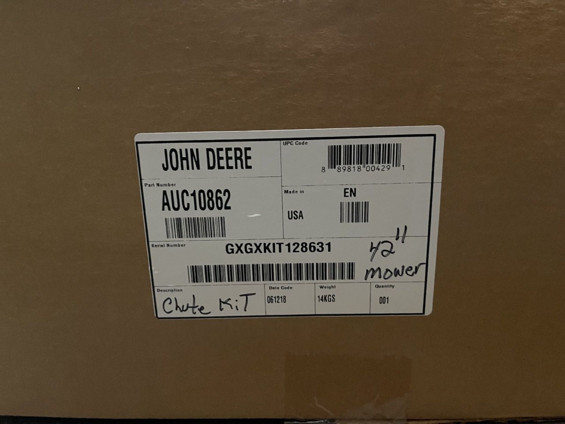 John Deere 42" Chute Kit - Image 3 of 3