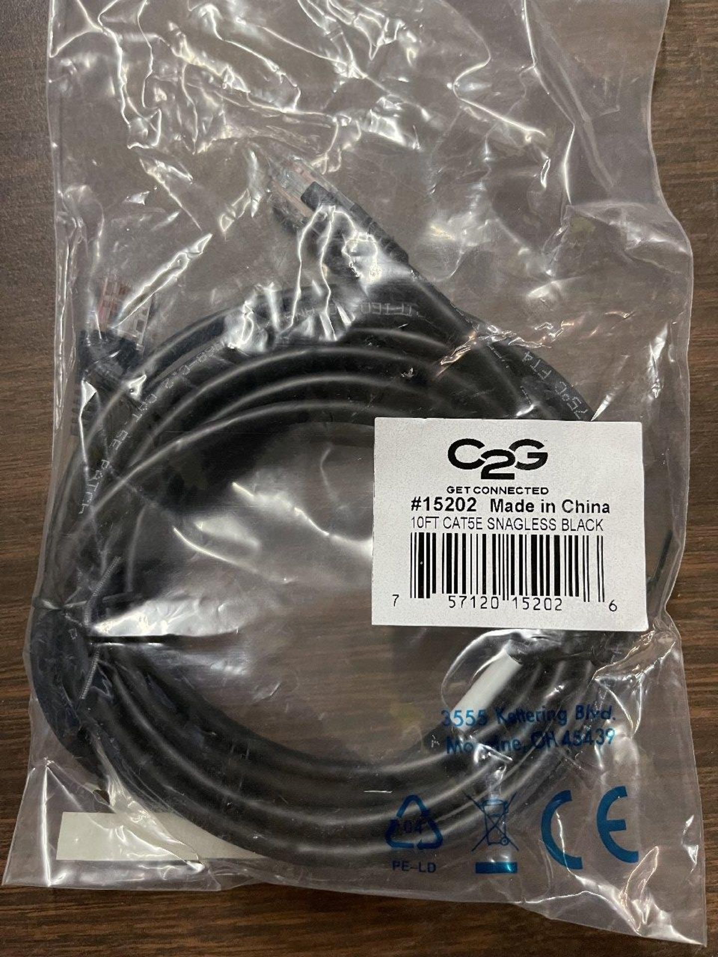 Get Connected C2G 10ft CAT5E Snagless Black Ethernet Cables - Image 2 of 3