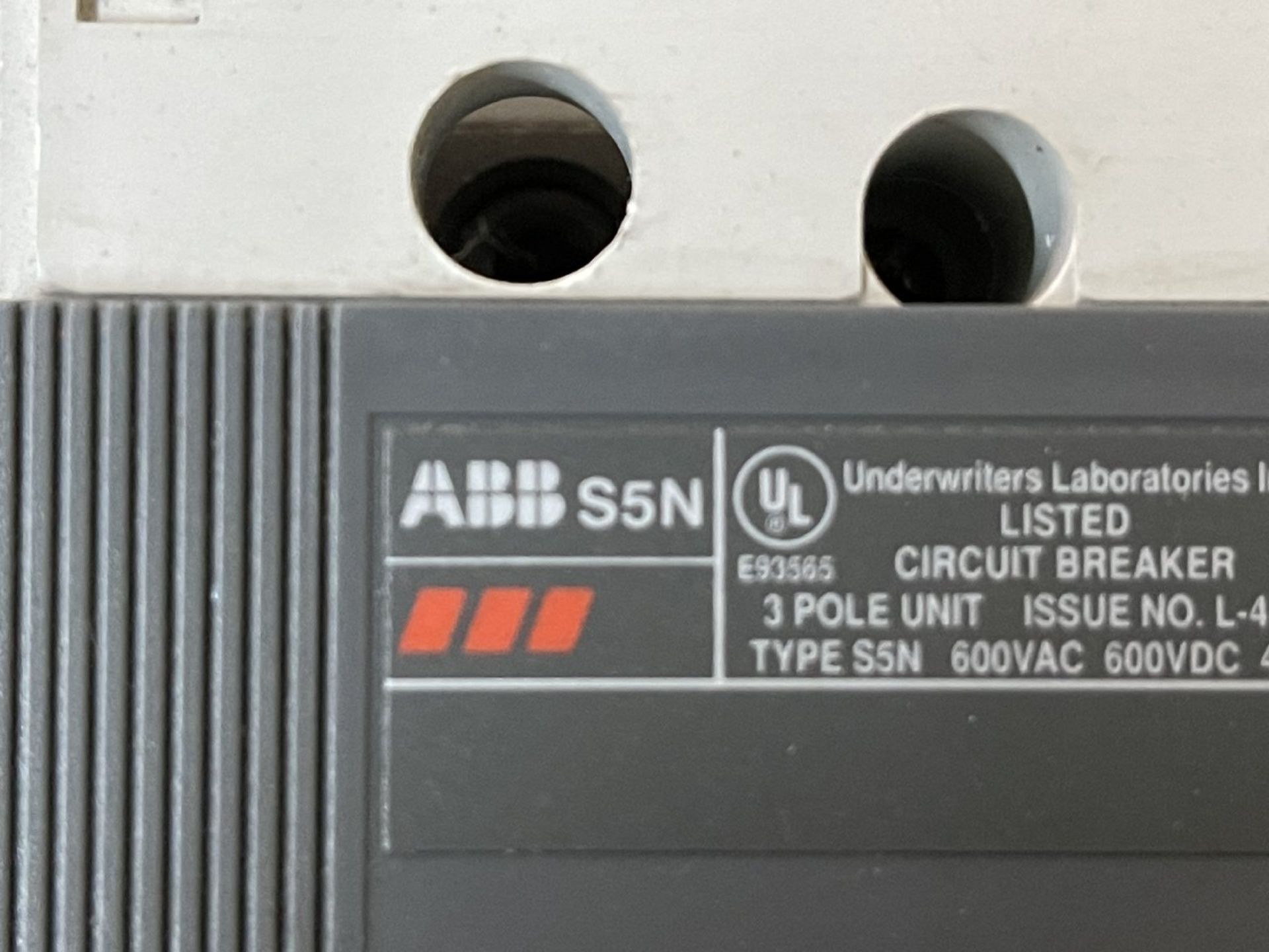 ABB SACE S5 Breaker - Image 3 of 3