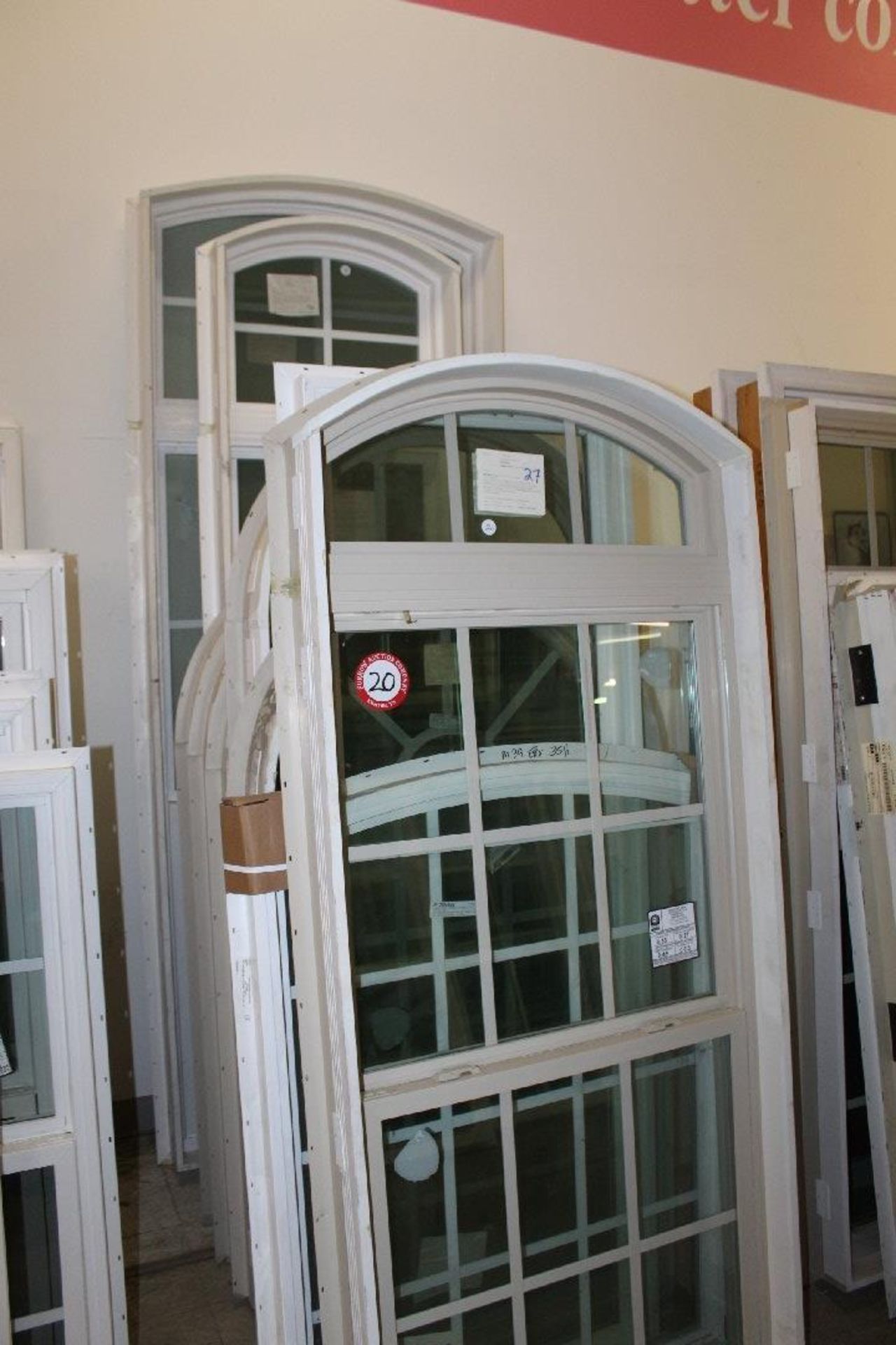 10 Custom Windows = (4) Curve Top 31.5" x 58", (1) Curve Top 32'" x 70", (1) Curve Top 36in x