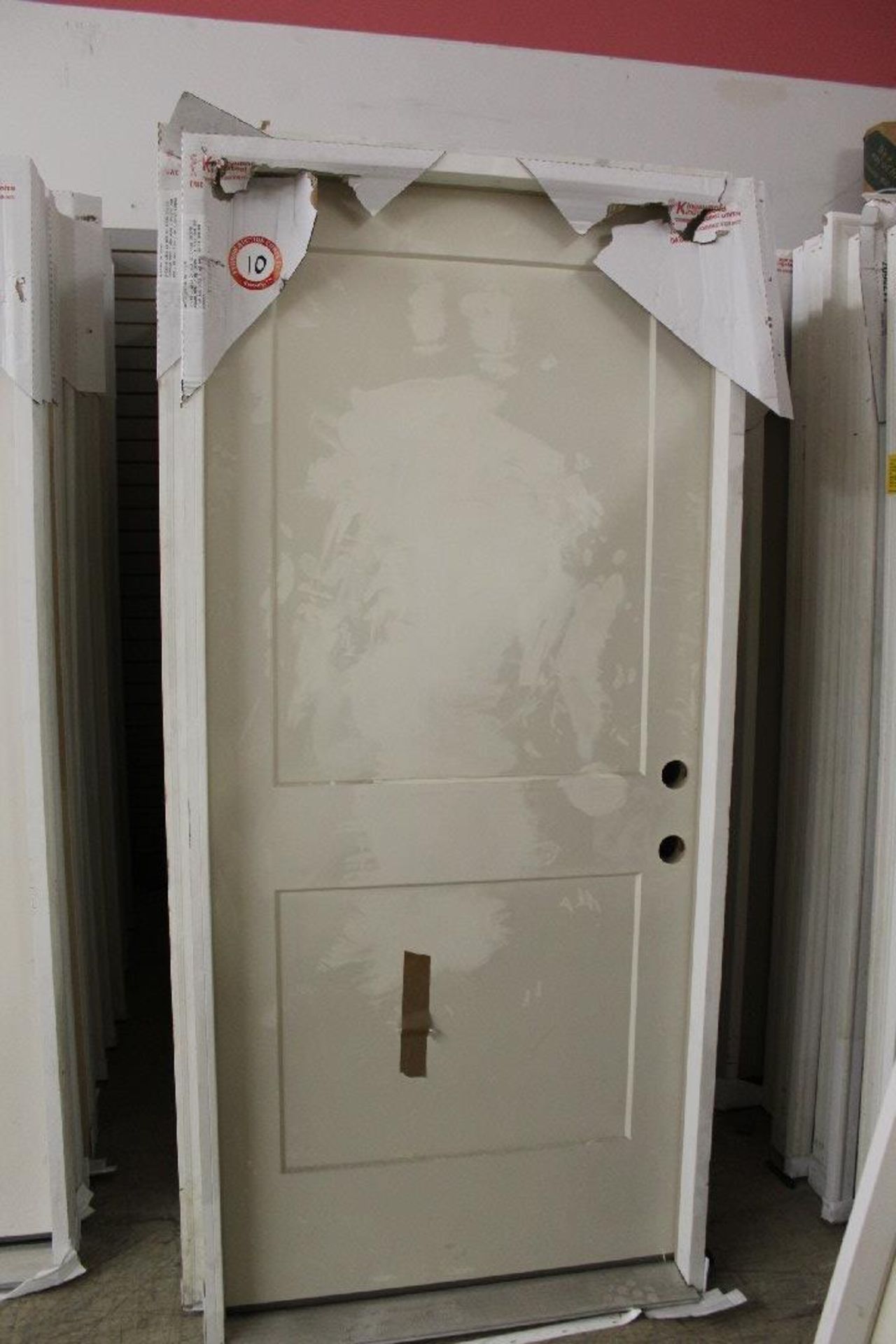 Kingswood Solid Core Transitional doors, Primed White, Quantity of 12 (32in - 1 left, 28in-1