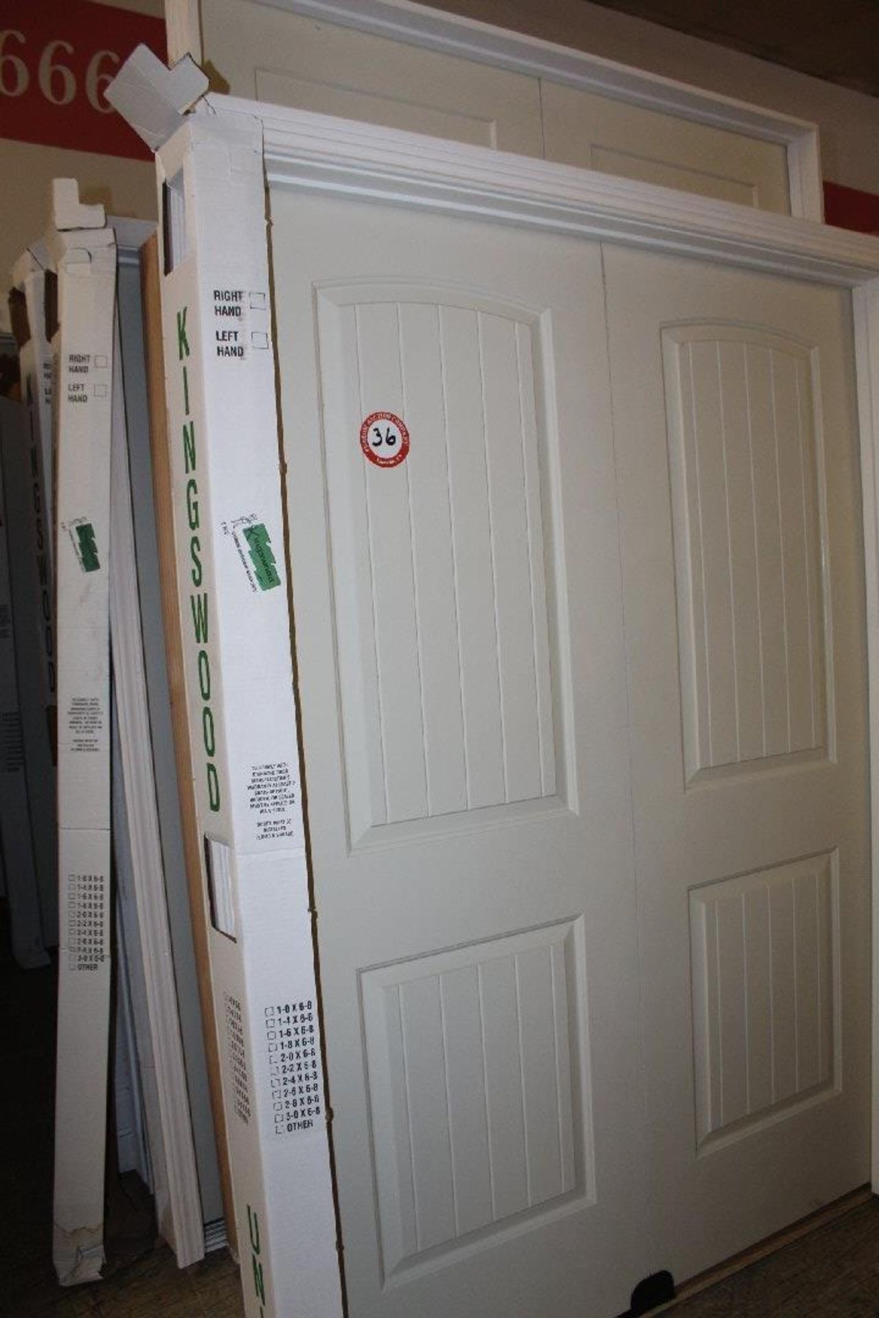 64" x 80" Interior Bi-Hinge Double Doors, Quantity of 28. LOCATION: 4313 Clinton Hwy, Knoxville,