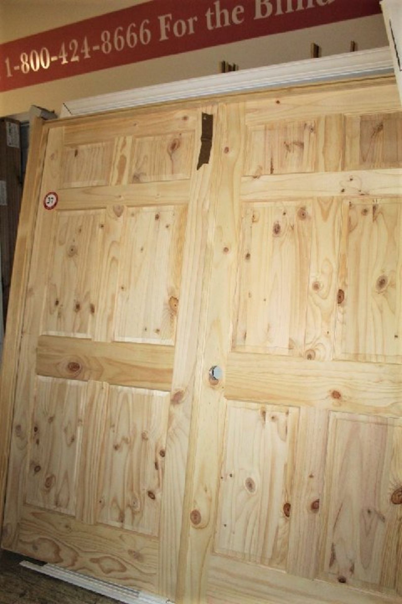 72"x80" Interior Bi-Hinge Double Doors = Quantity of 23. LOCATION: 4313 Clinton Hwy, Knoxville, TN