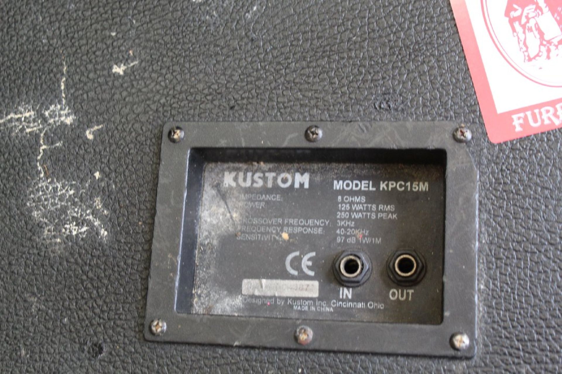Pair of monitors, Kustom brand, Model KPC15M - Image 2 of 2
