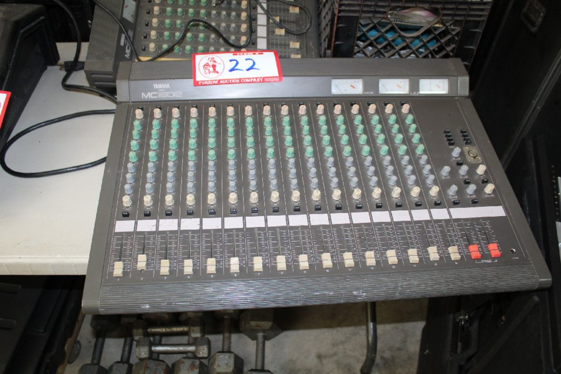 Yamaha MC1602 mixer, plus Yamaha MC802 mixer (one bad channel)
