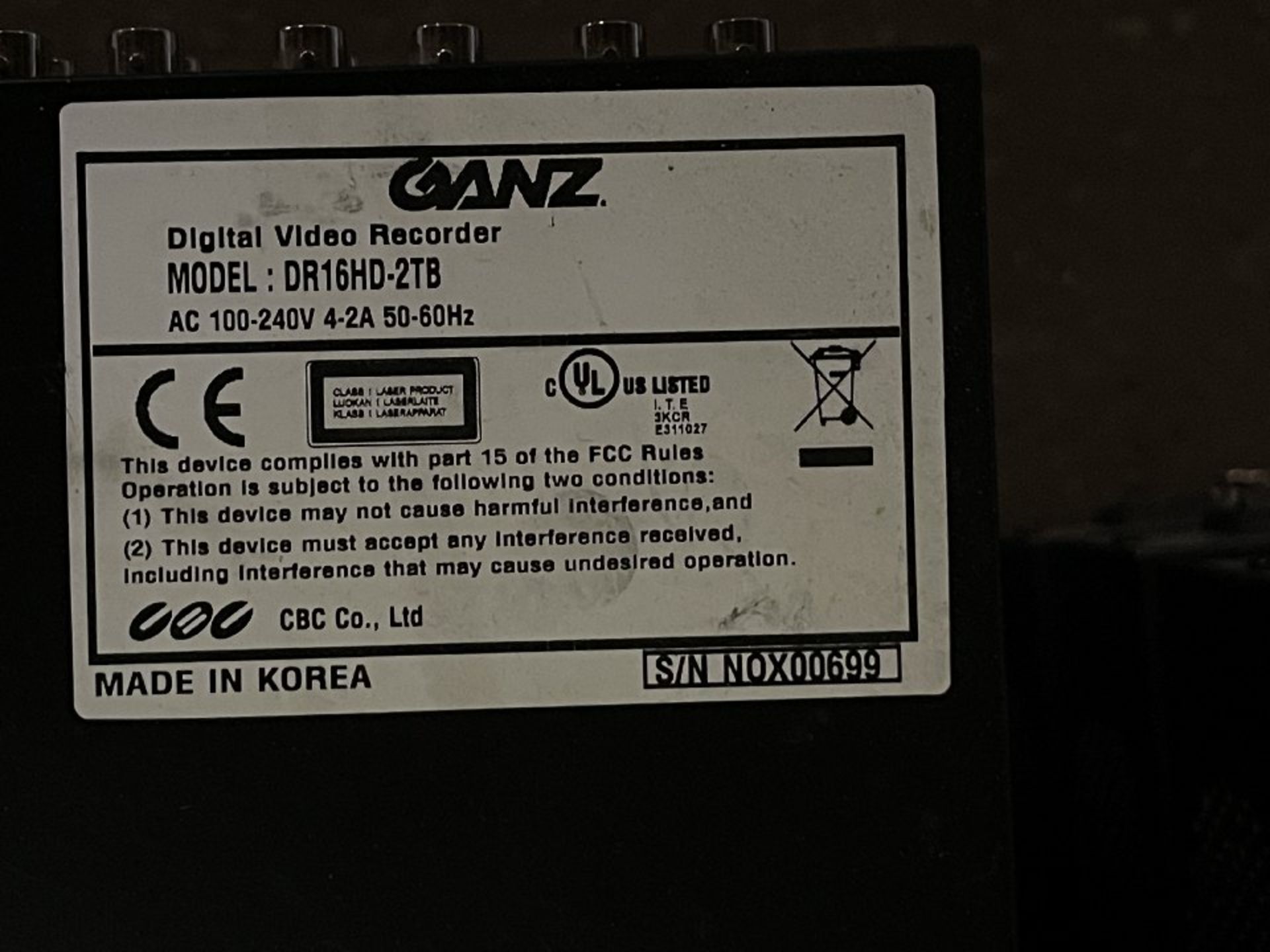 Ganz Digital Video Recorders - Image 2 of 2