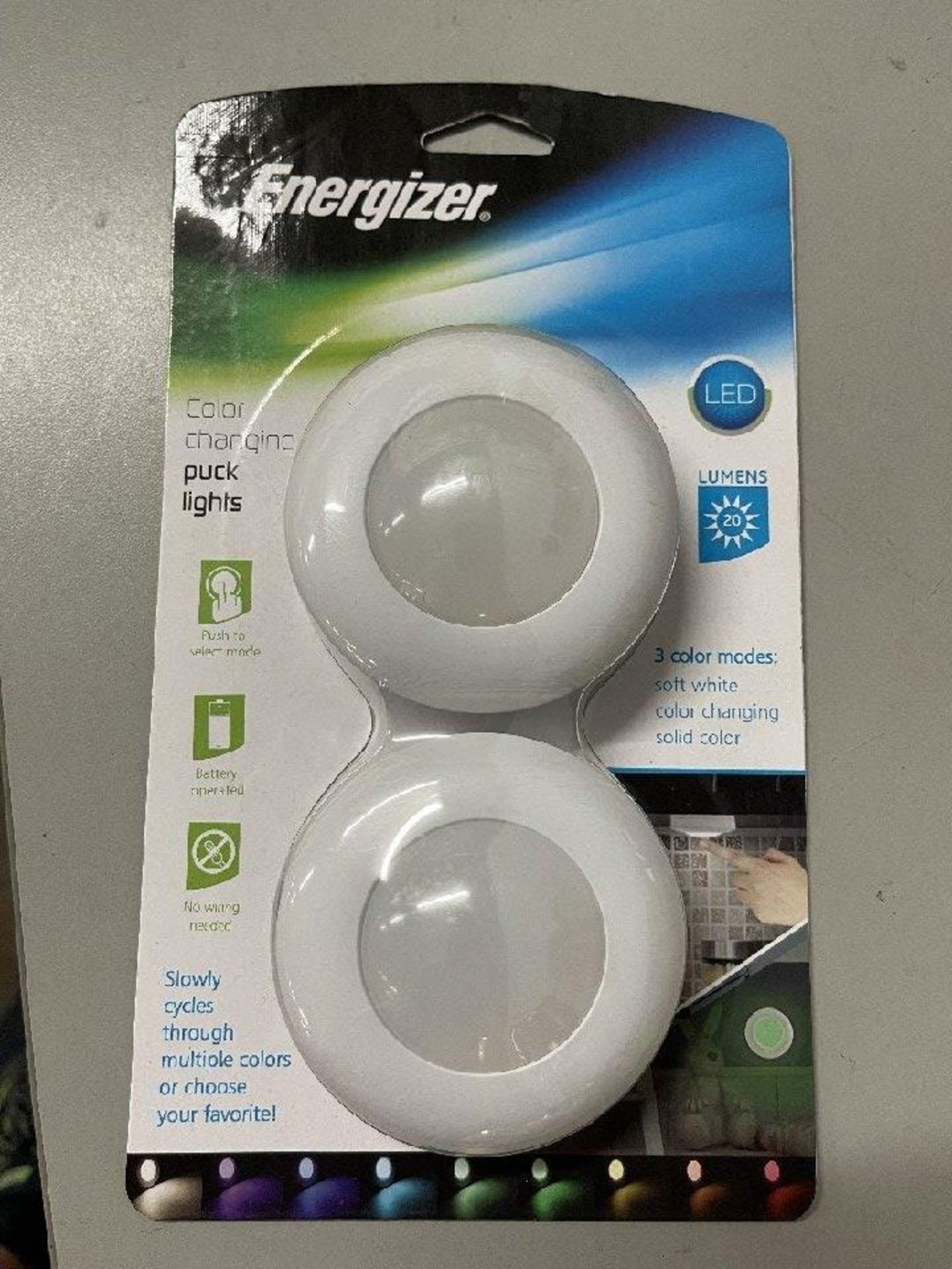 Energizer LED Color Changing Puck Lights - Image 2 of 2