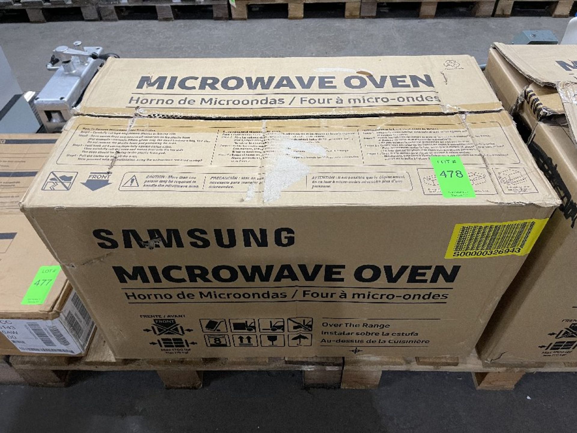 Samsung Over the Stove Microwave Oven - Image 2 of 3