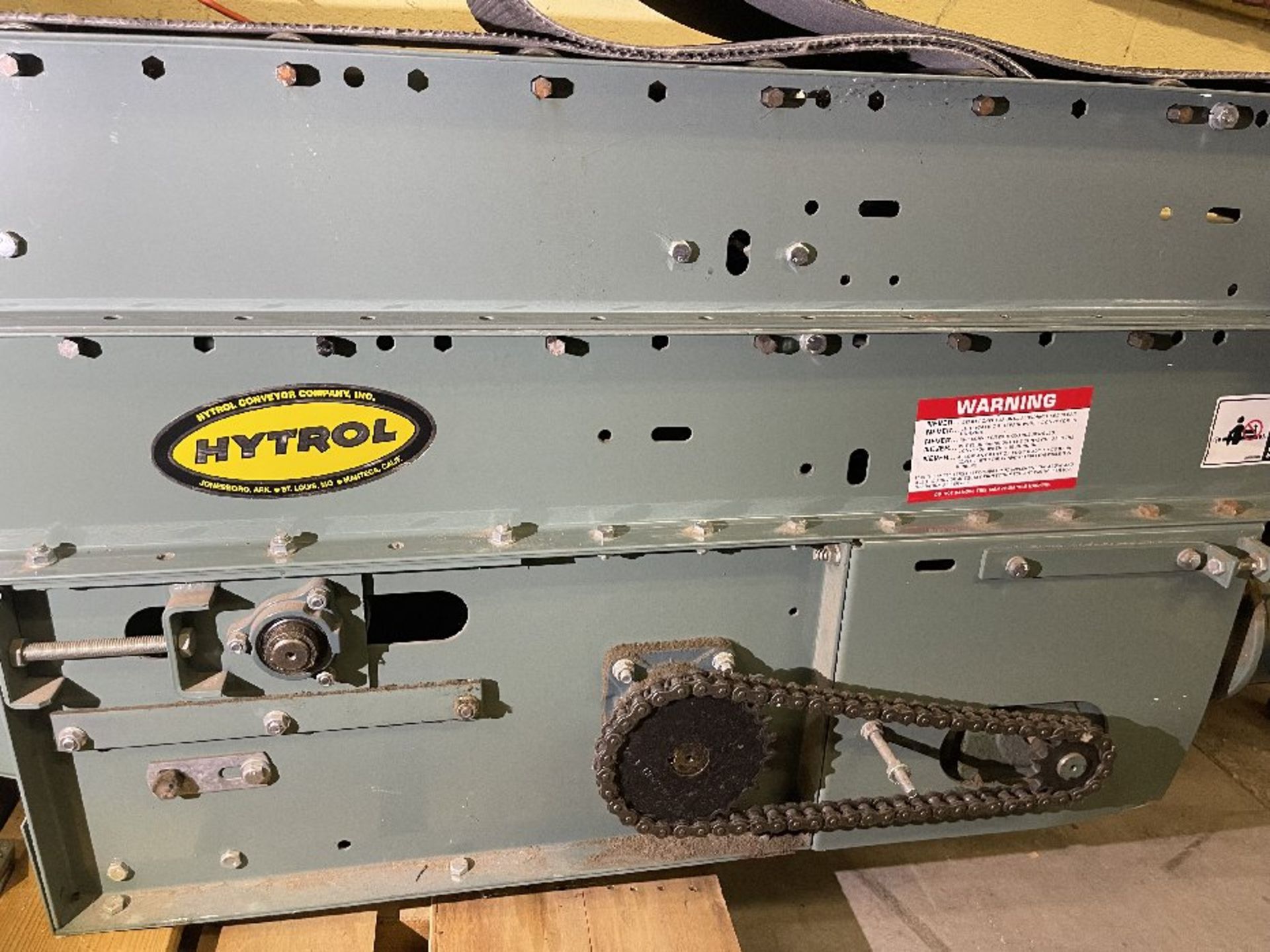 Hytrol 28' Belt Conveyor w/Control Panels - Image 4 of 4