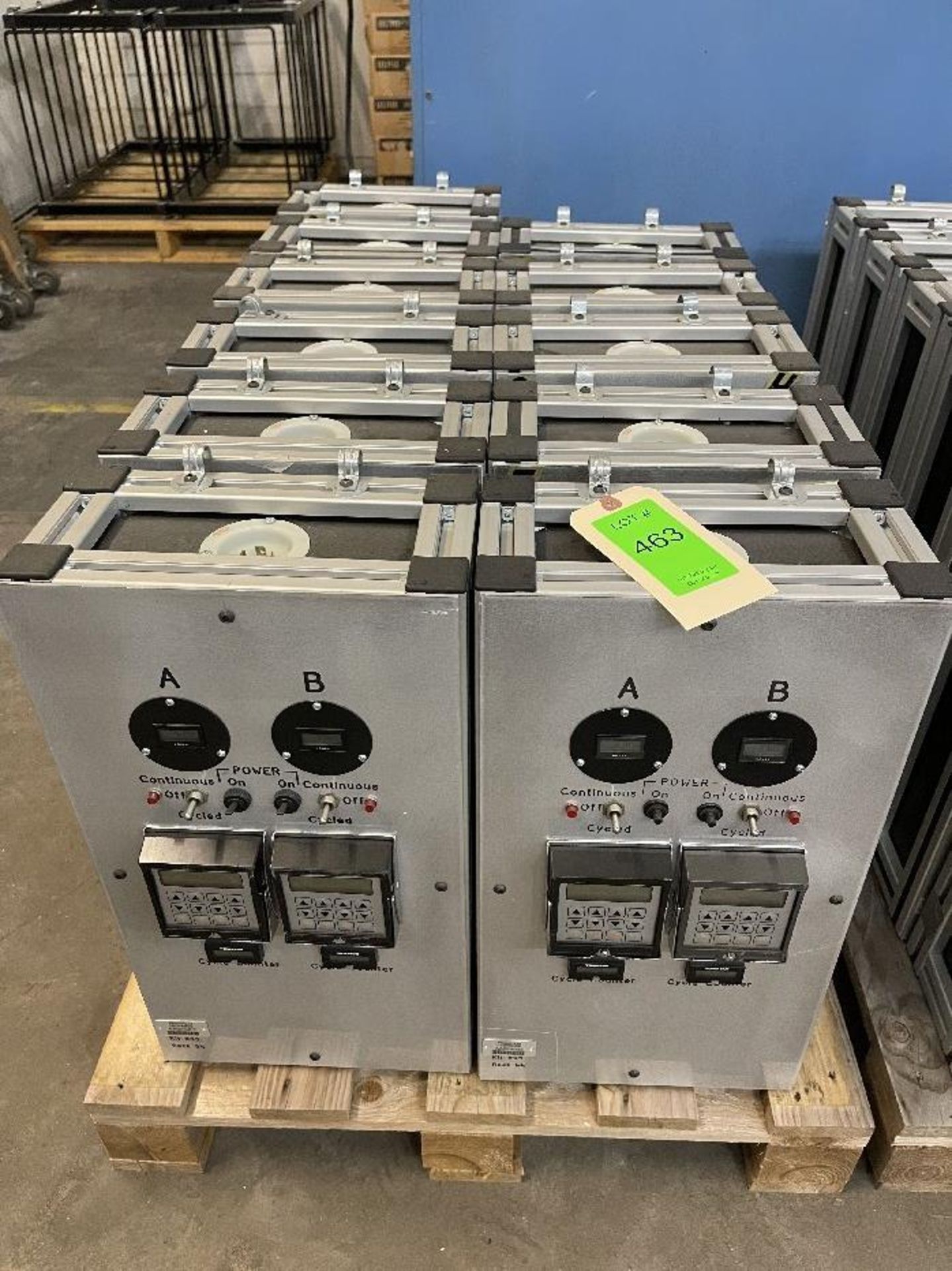 Duplex Cycle Counter Units in Aluminum Extrusion Cases