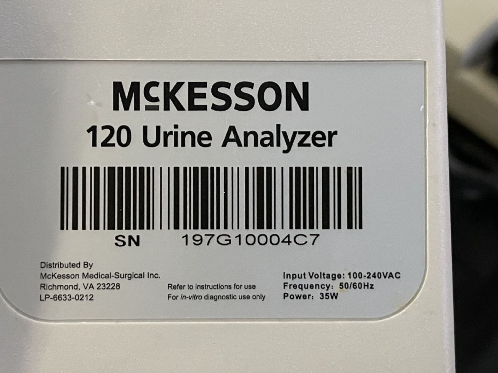 McKesson 120 Urine Analyzers - Image 2 of 2