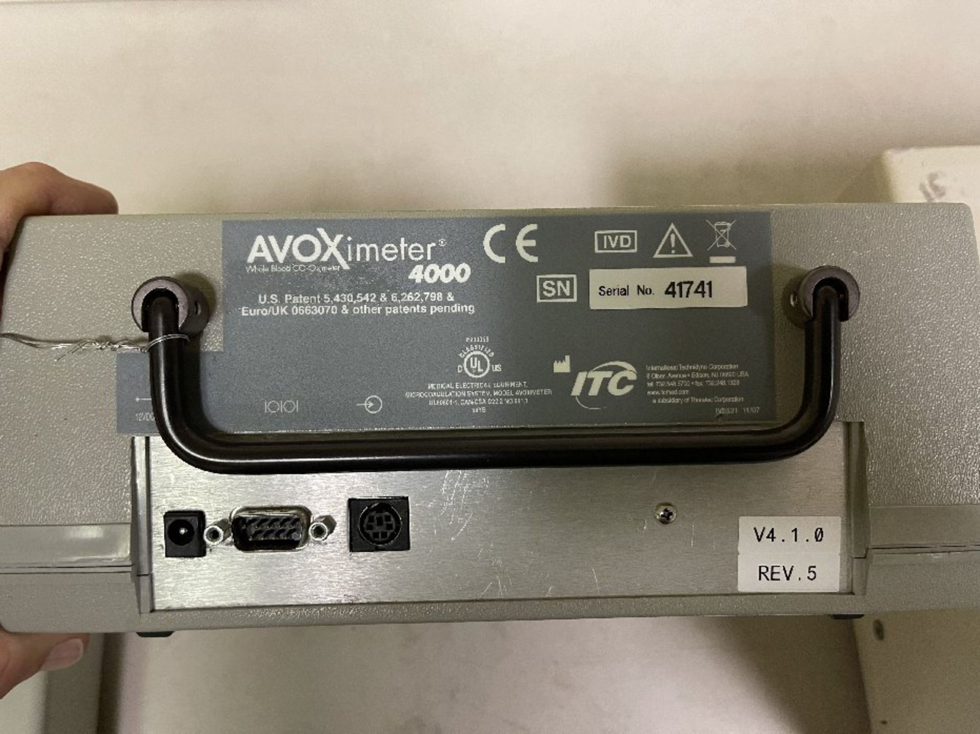 ITC Avoximeter 4000 Whole Gas Analyzer - Image 2 of 2