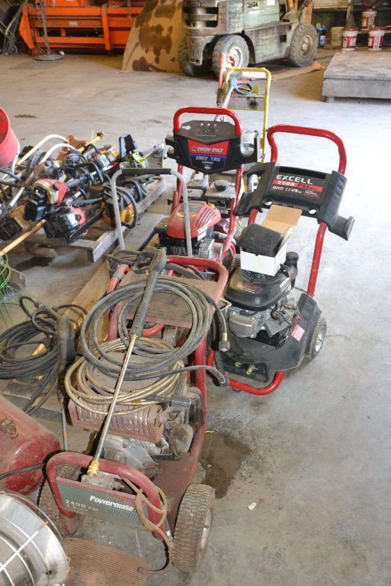 6 pressure washers, not operating may need pumps