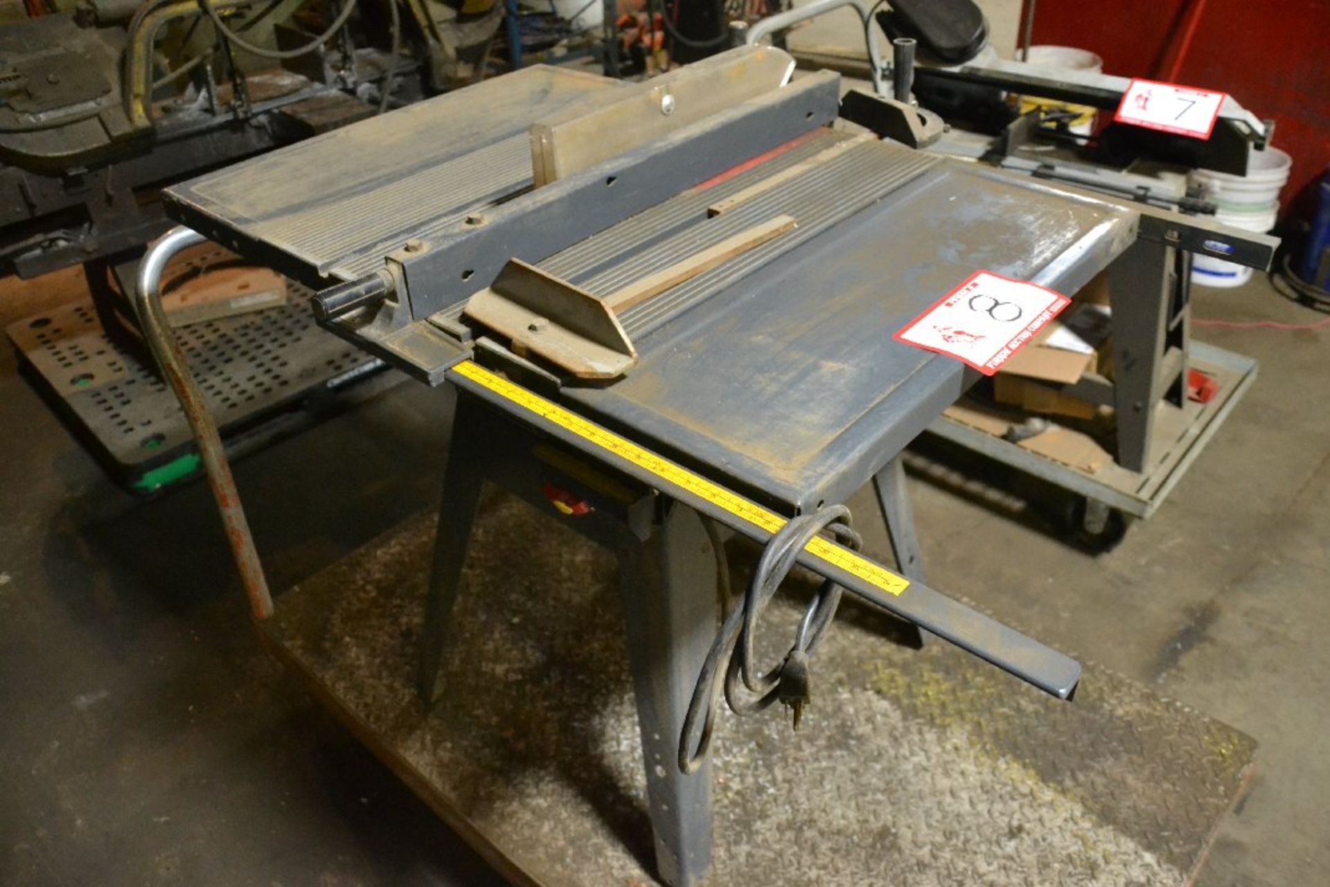Sears, Craftsman 2 hp, 10" direct drive table saw, includes pull cart