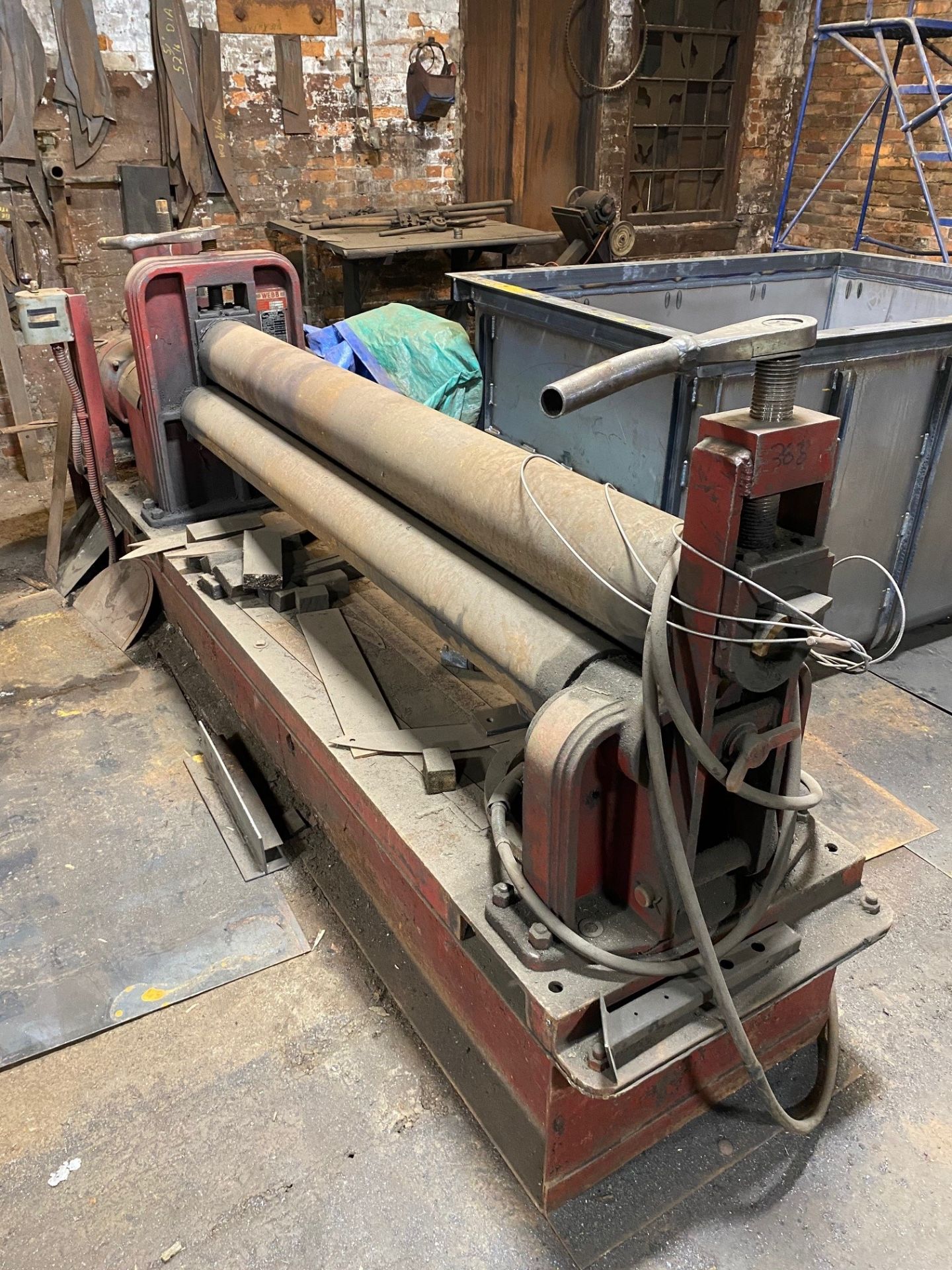 6' x 3/8" Webb BR3 3 Roll Plate Roll