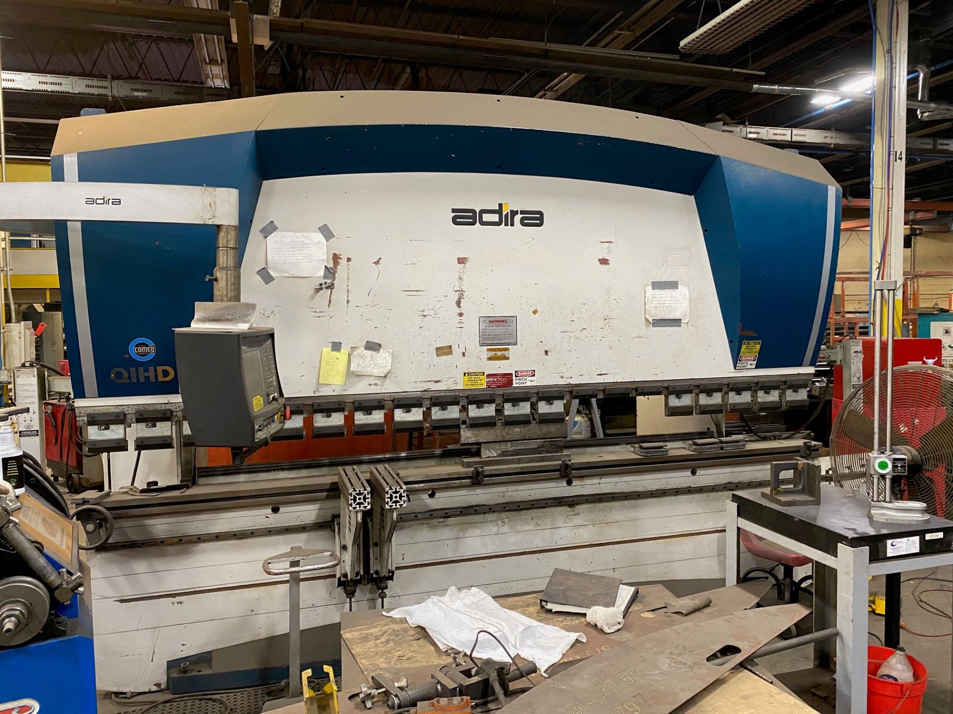 175 Ton x 13' Adira QIHD-16040 4-Axis CNC Hydraulic Press Brake