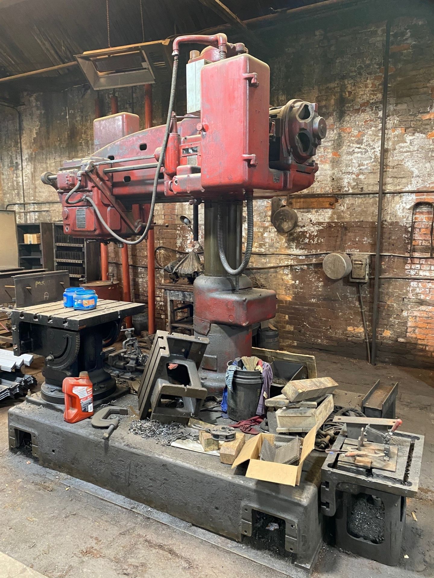 American Hole Wizard Radial Arm Drill