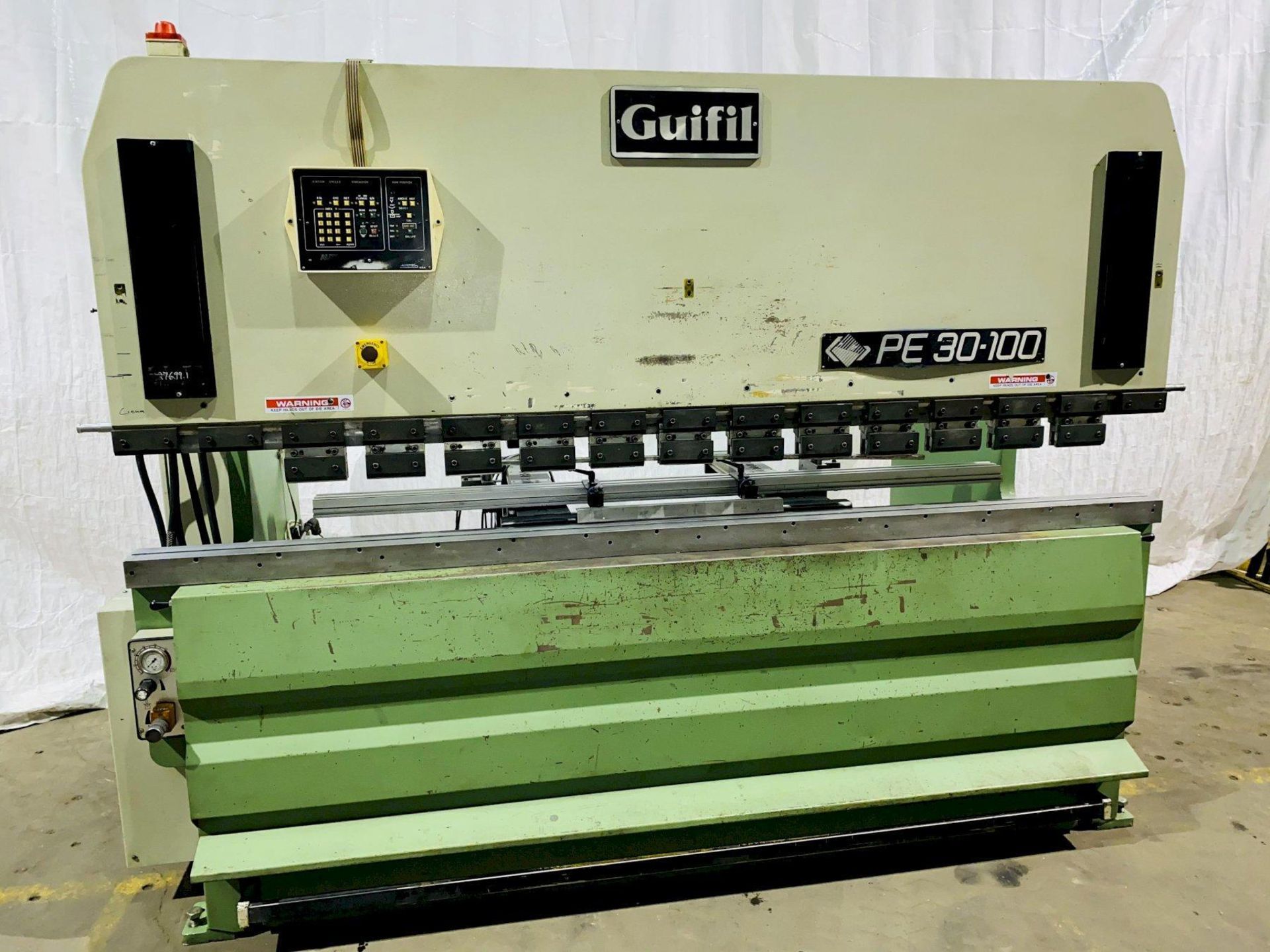 110 Ton x 120" Guifil PE30-100 Up-Acting Hydraulic Press Brake