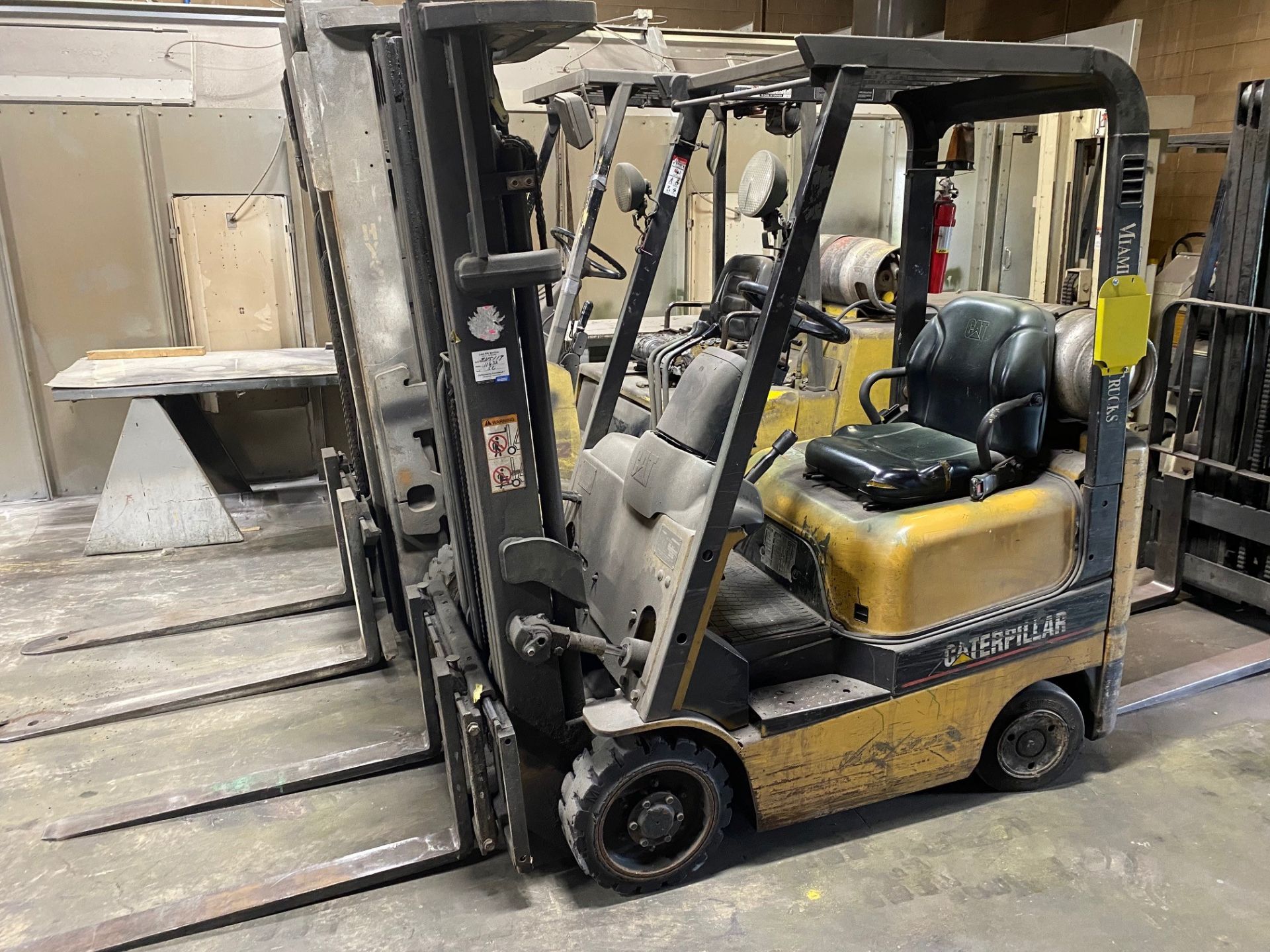 3,000 lb. Caterpillar GC15K Propane Forklift