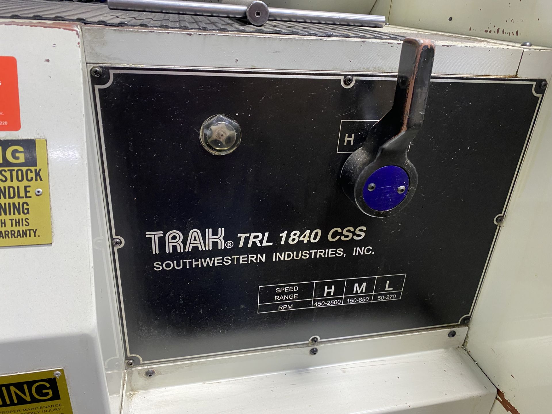 Southwestern Industries ProtoTrak TRL-1840 CSS CNC Lathe - Image 4 of 15