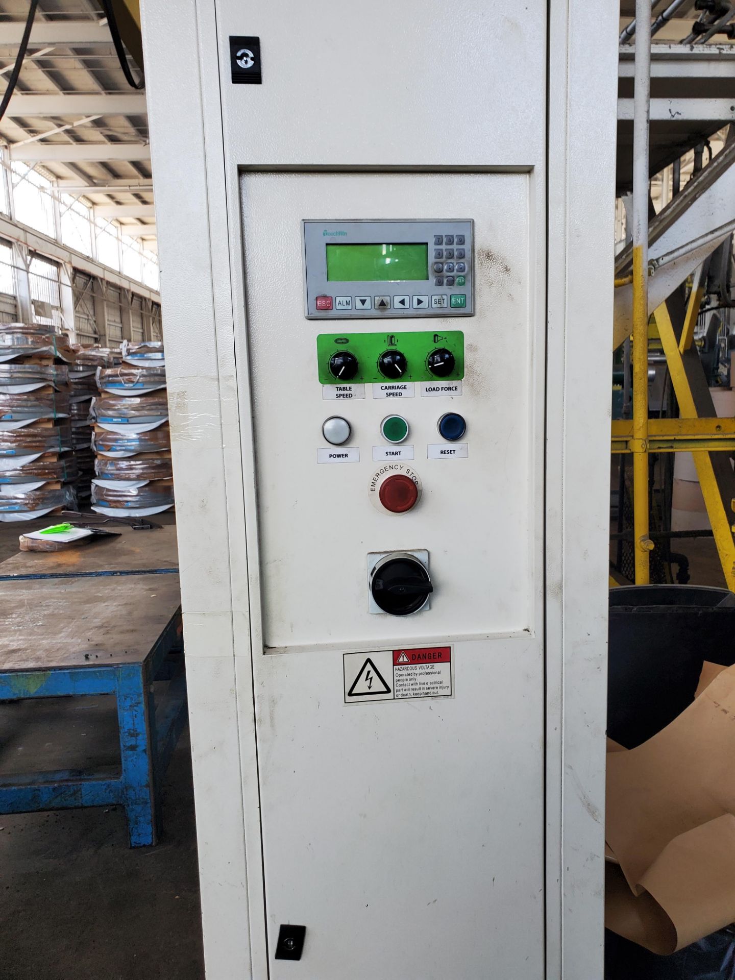 Rotary Table and Shrink Wrap Machine, Floor Sitting, w/ Forklift Holes - Image 6 of 6