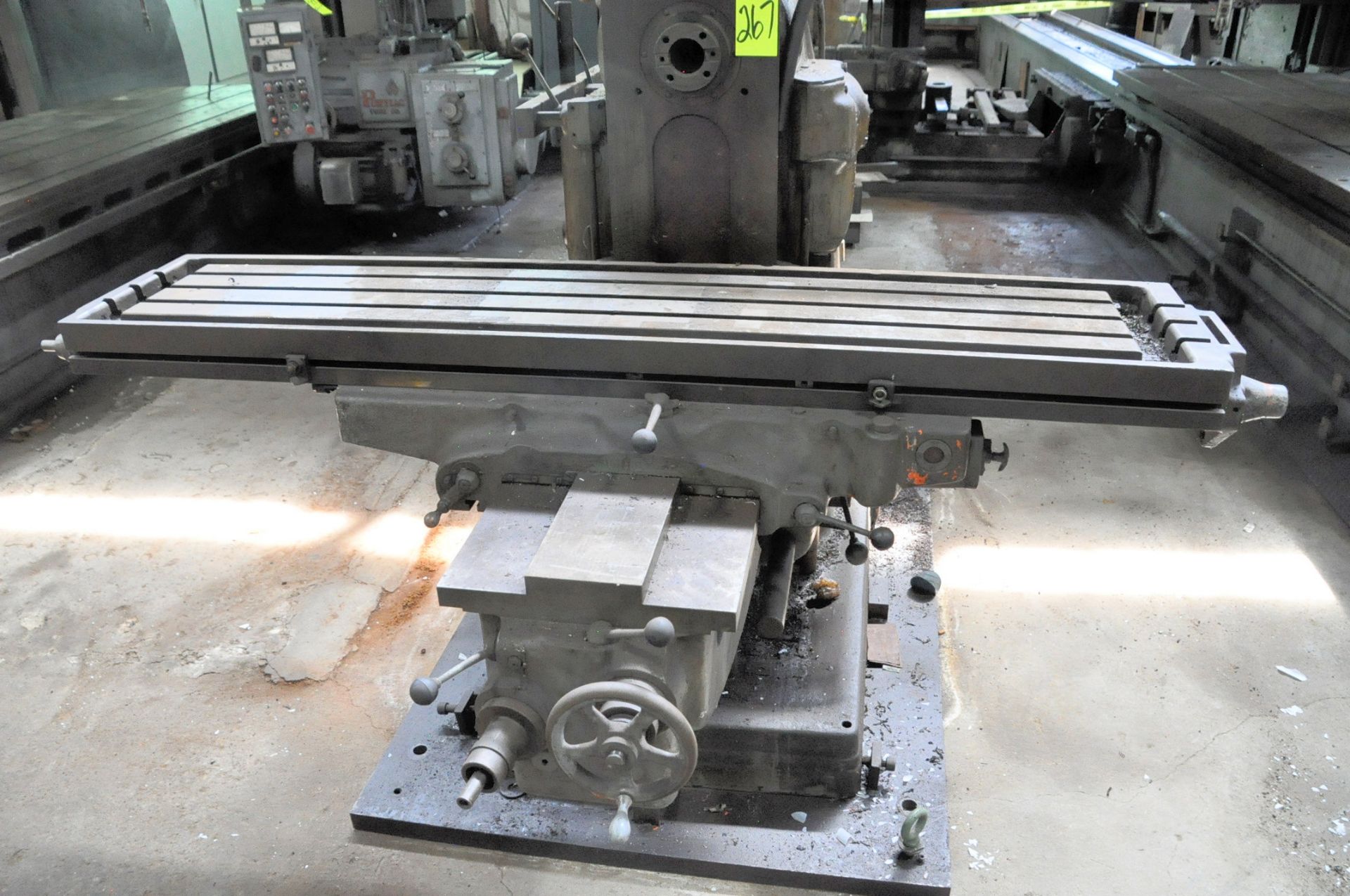 Cincinnati No. 4, Horizontal Milling Machine, S/n 4A4P1K-4, 16" x 78" Table, Work Light - Image 4 of 5