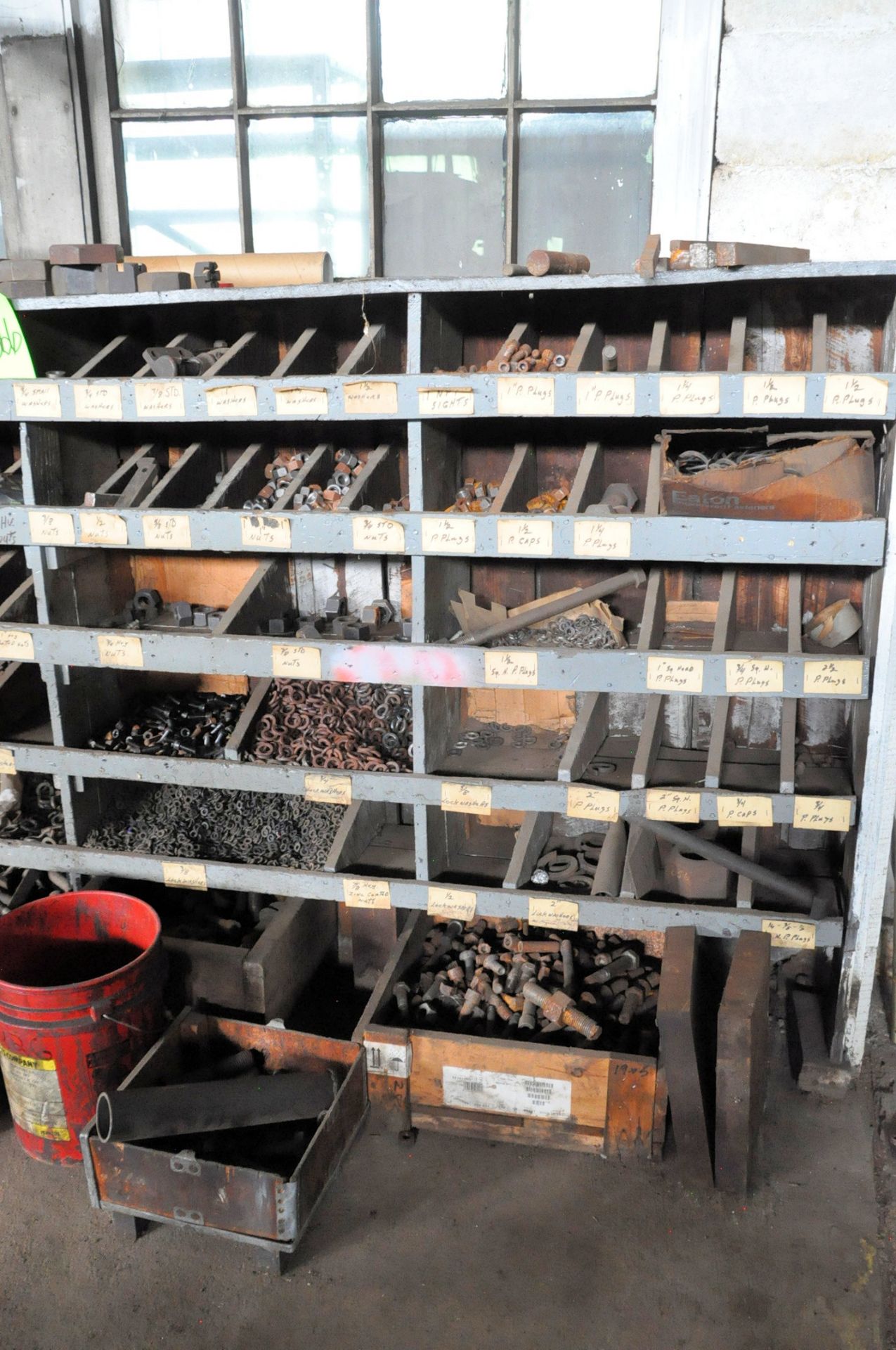Lot-bolts, Nuts, Washers, etc. with Shelving Units - Image 6 of 7