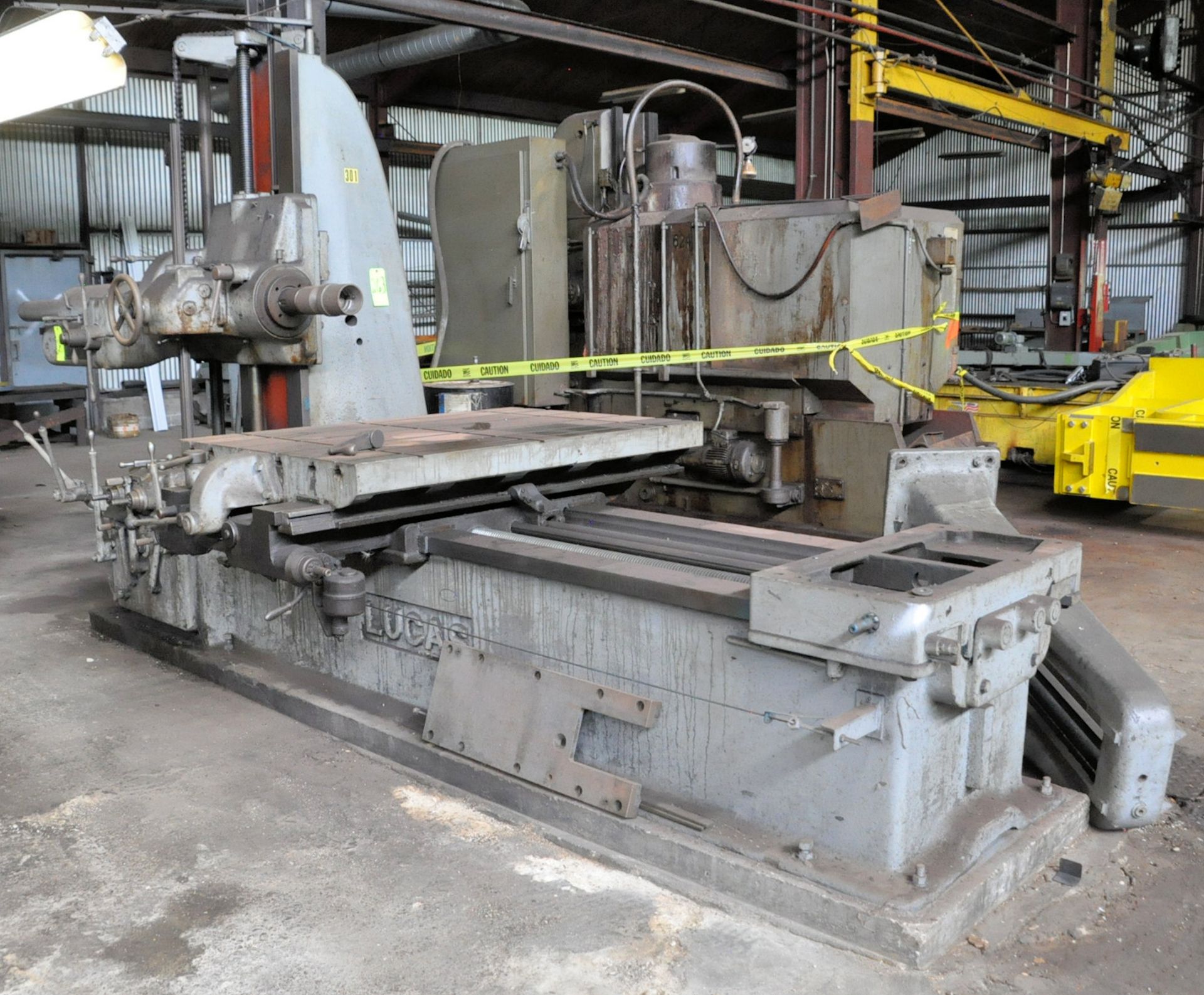 Lucas 42" Precision Boring, Milling and Drilling Machine, S/n 42-21-24, 40" x 60" T-Slotted Table