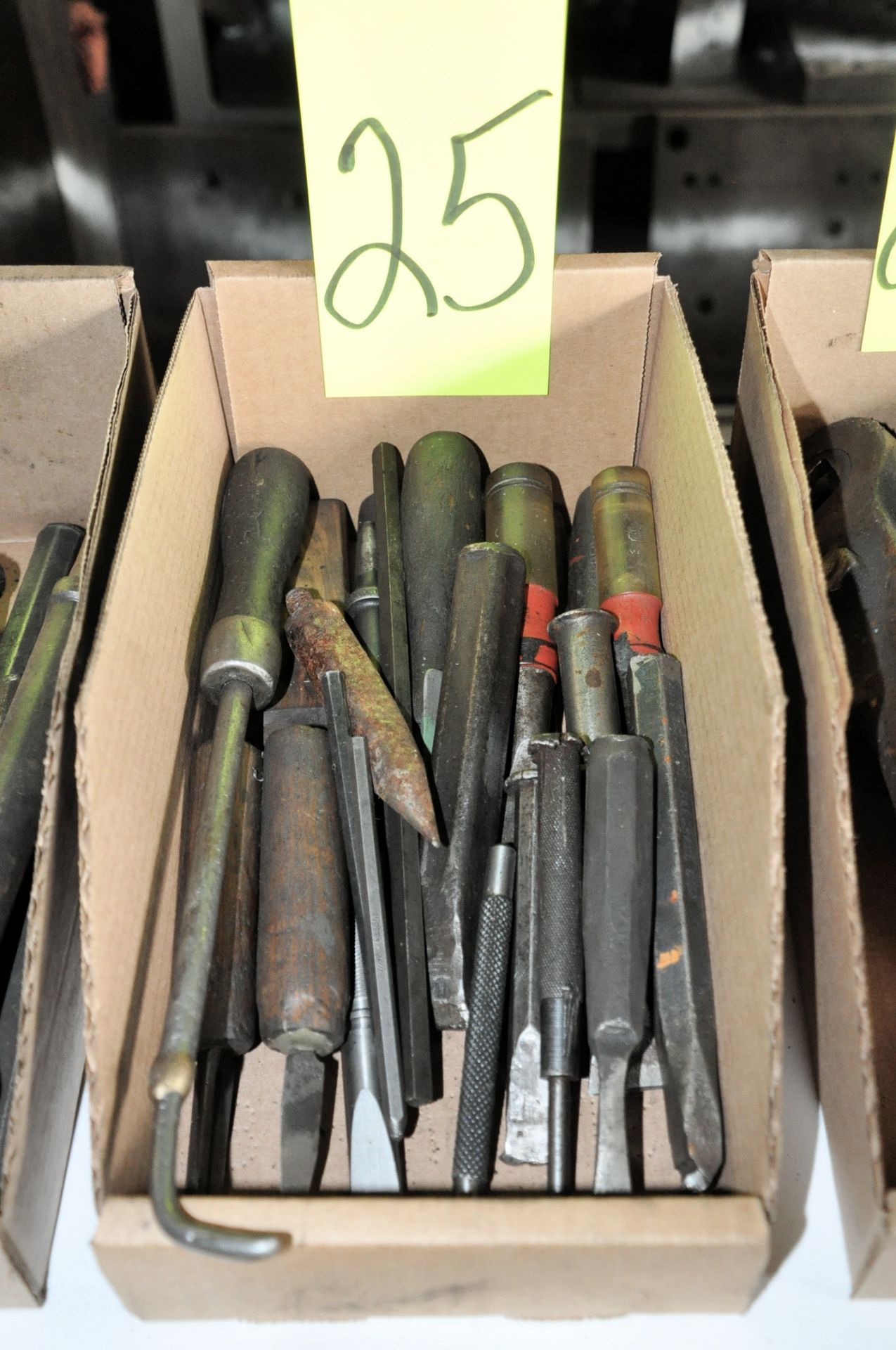 Lot-Chisels, Drifts, etc. in (1) Box