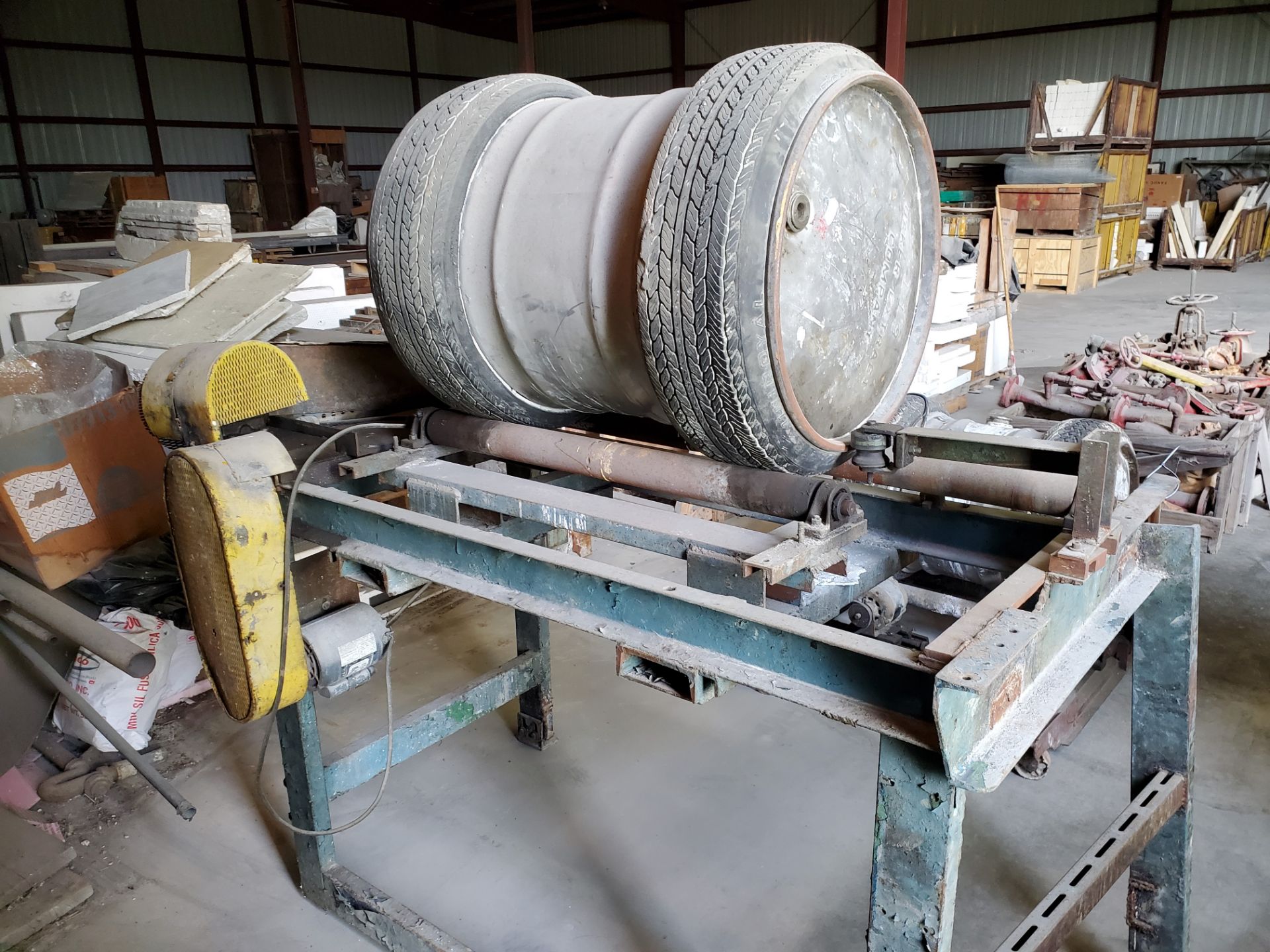 48" Electric Drum Roller w/ Drum - Image 2 of 2